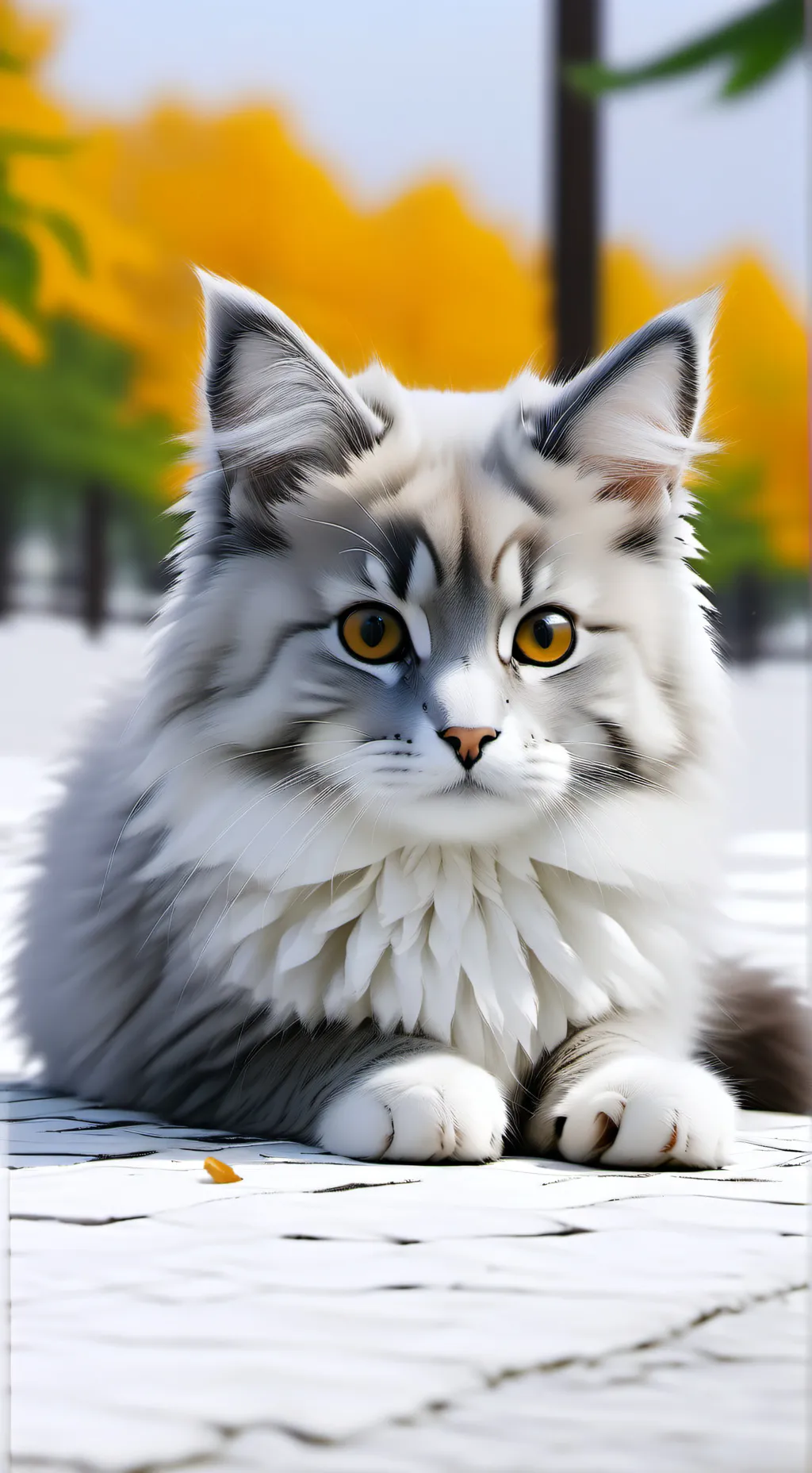 ai character: Kucing keajaiban🤔💭 background