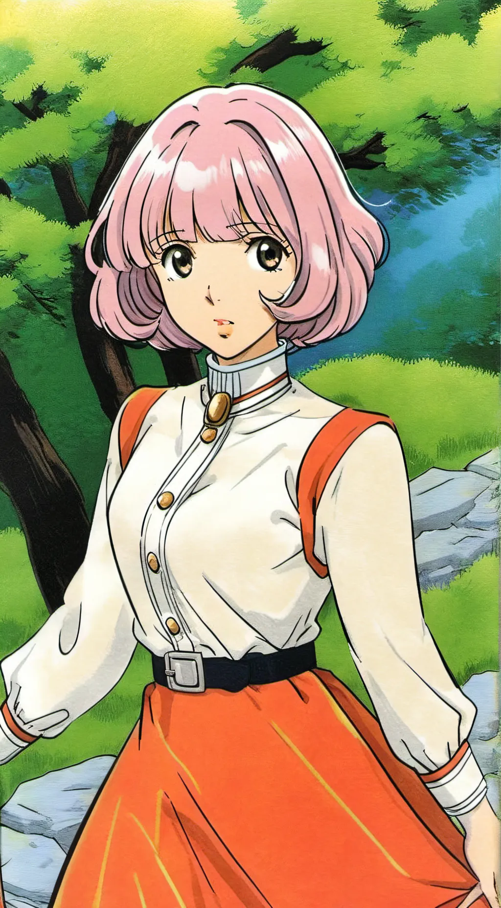 ai character: Midori Kitakami background