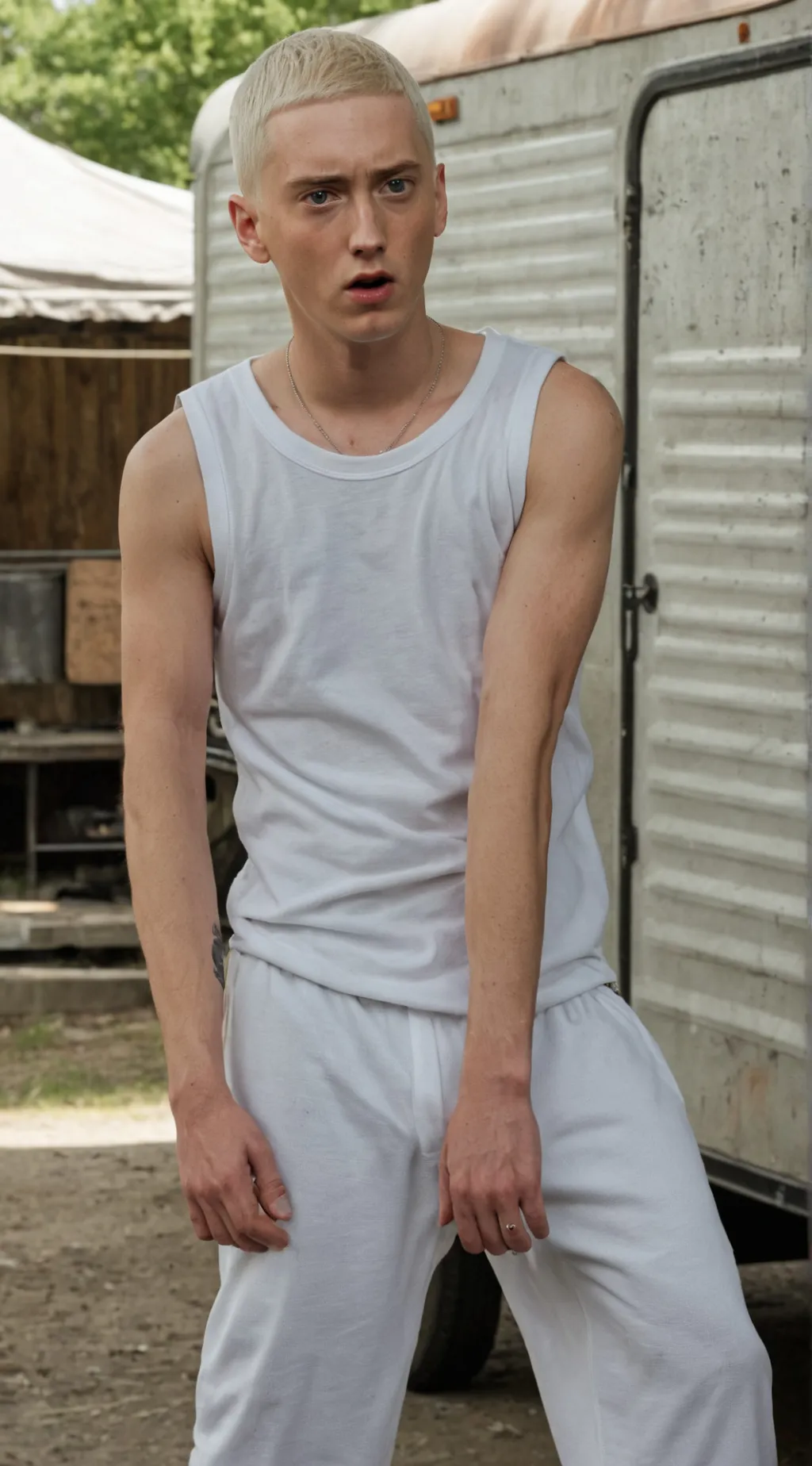 ai character: Slim Shady  background