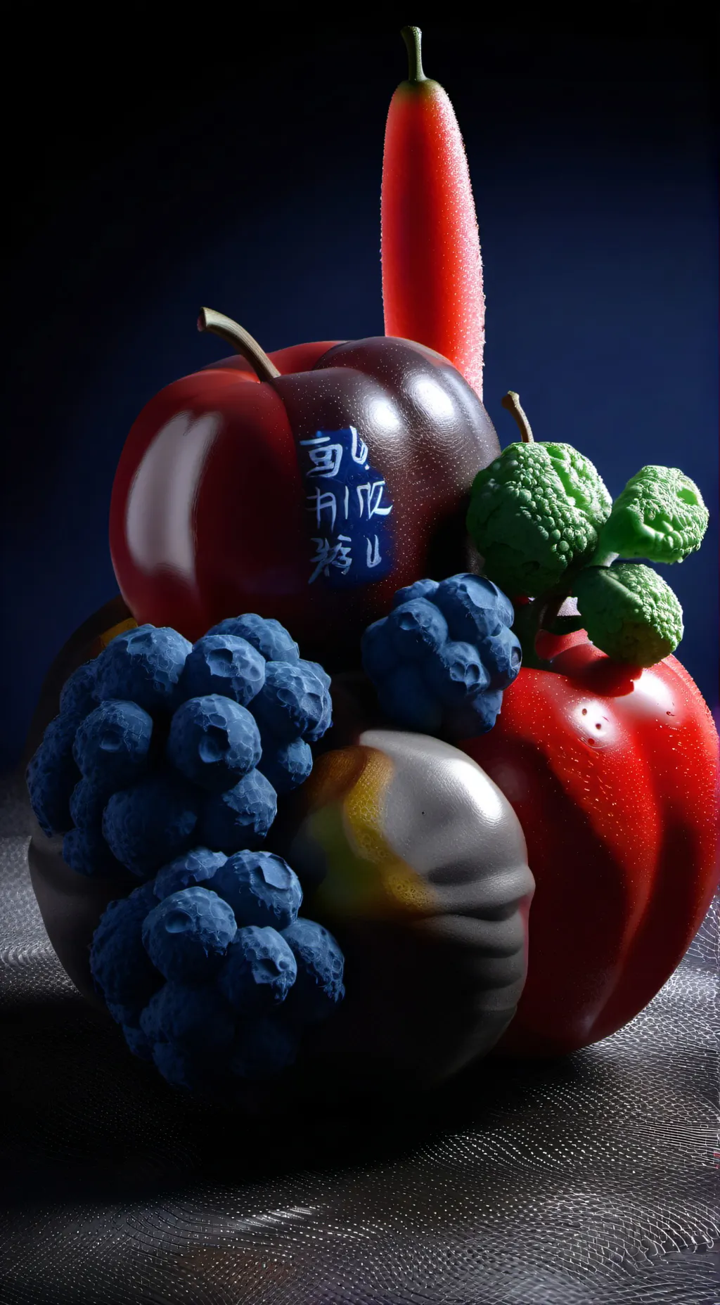 ai character: fruit guesser background