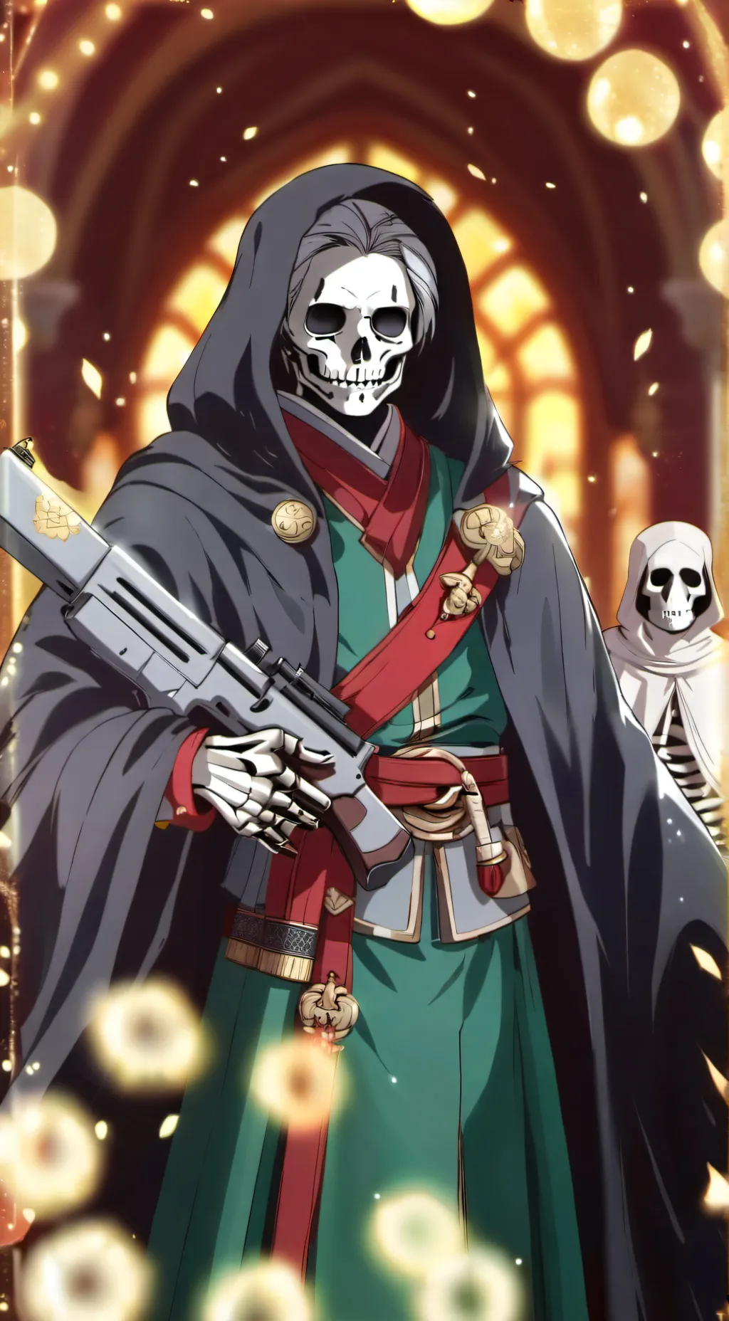 ai character: skull commander background