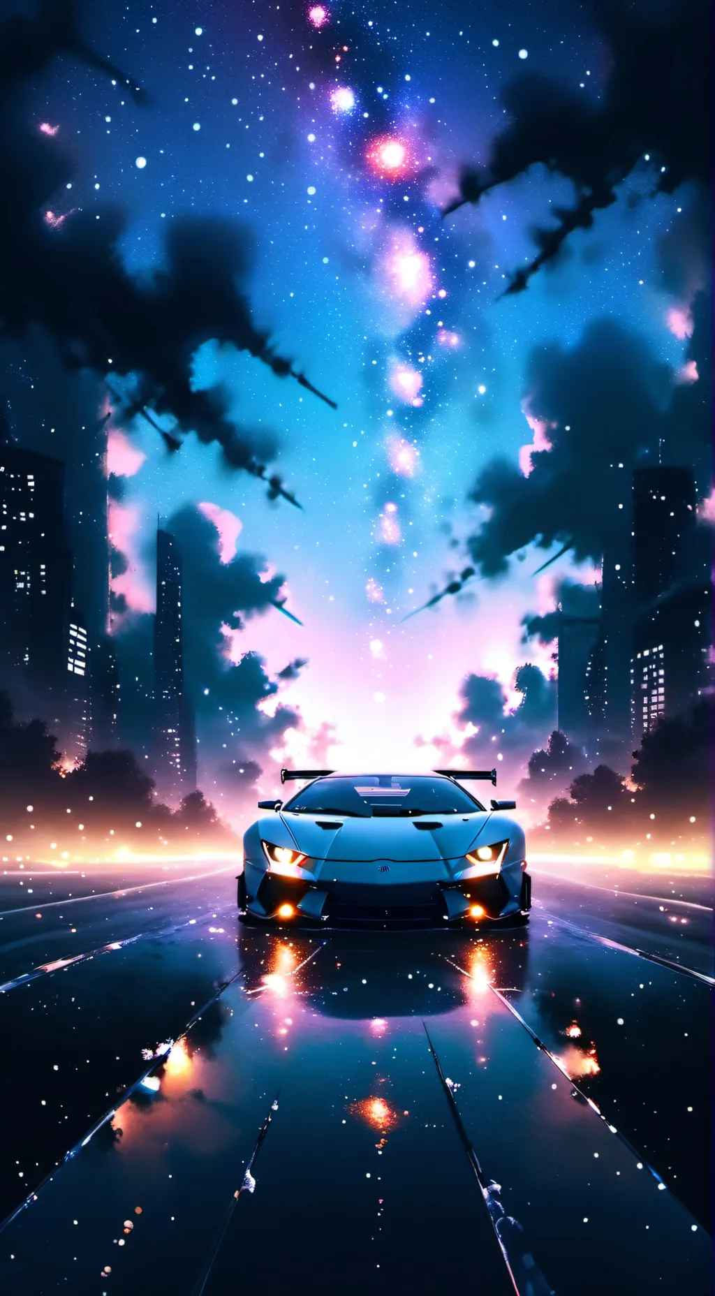 ai character: road trip background