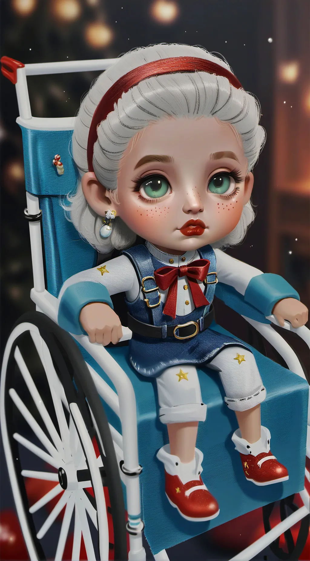 ai character: Mrs Claus background