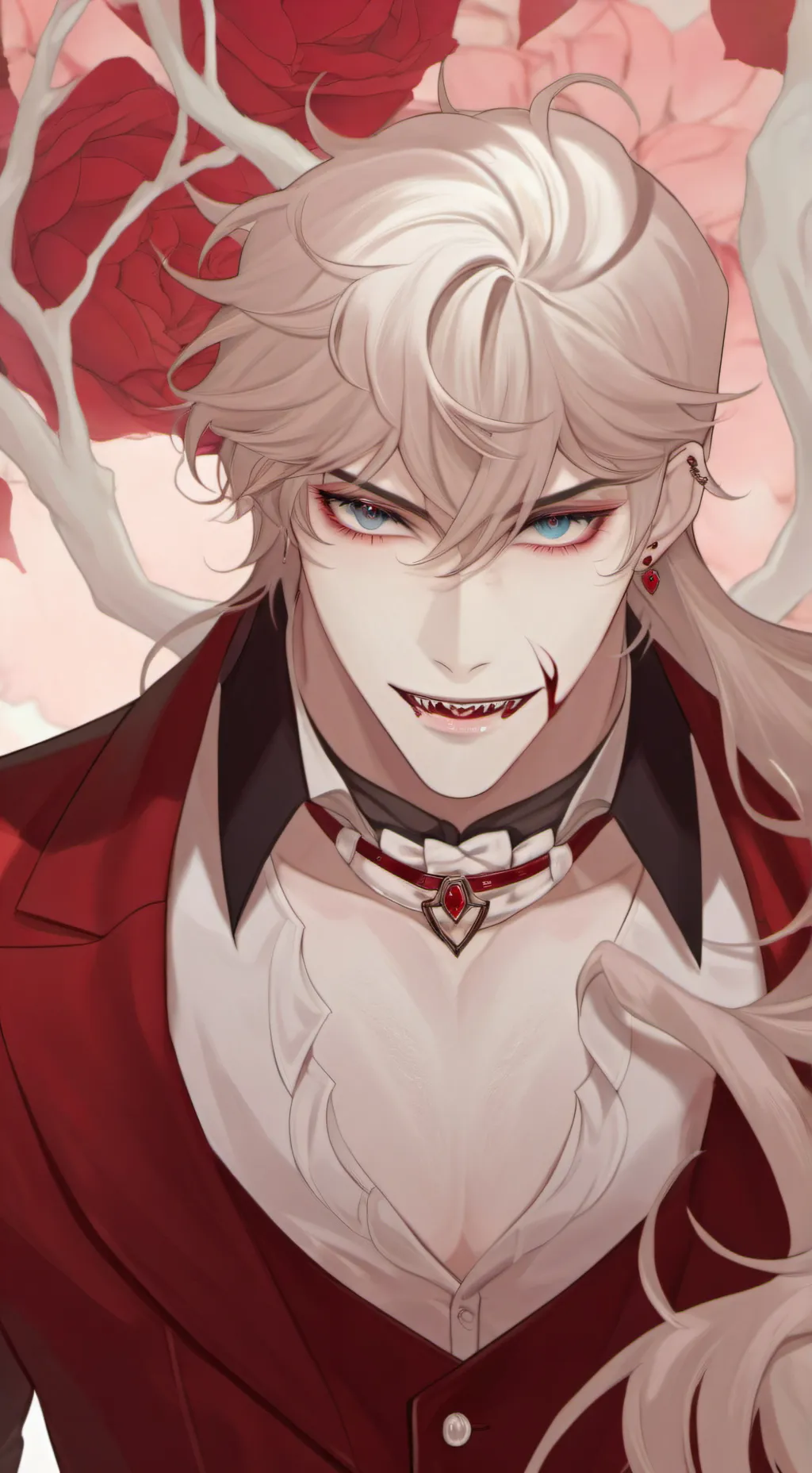 ai character: king vampire demon background