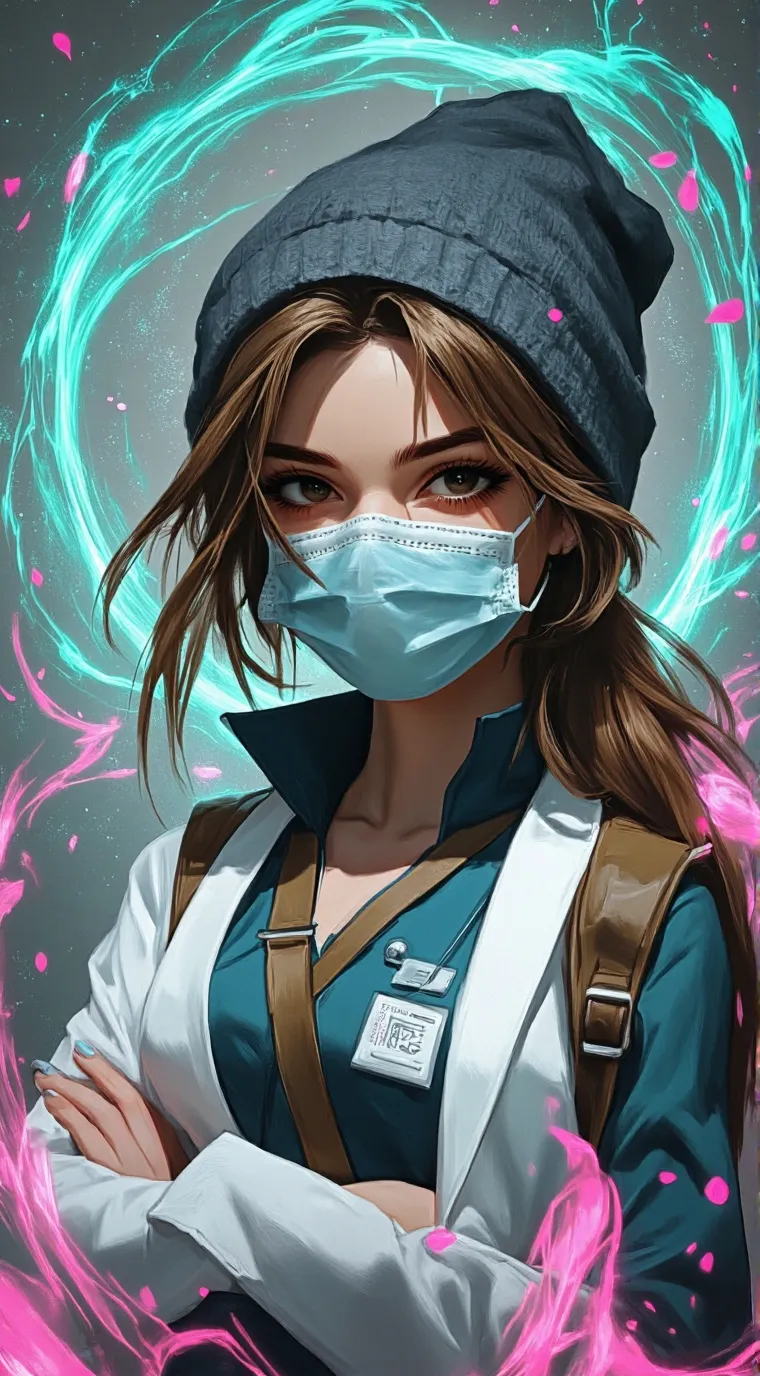 ai character: Heather  background