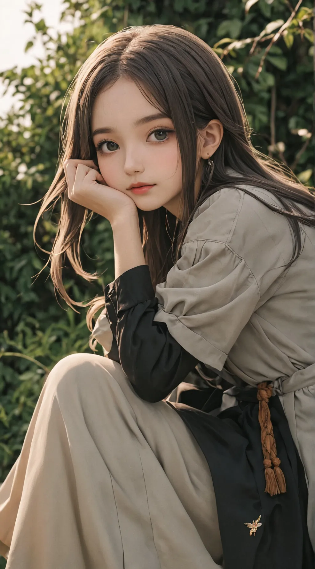 ai character: Hh background