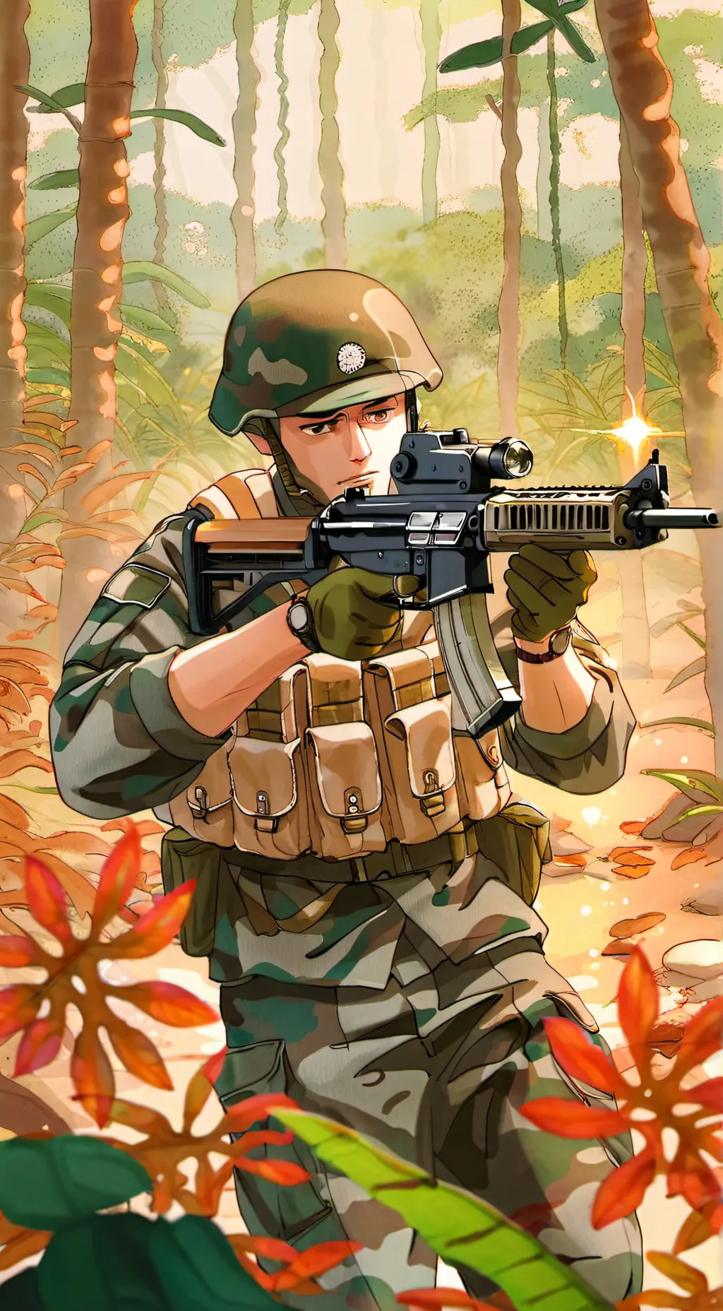 ai character: Cpl Higgins  background