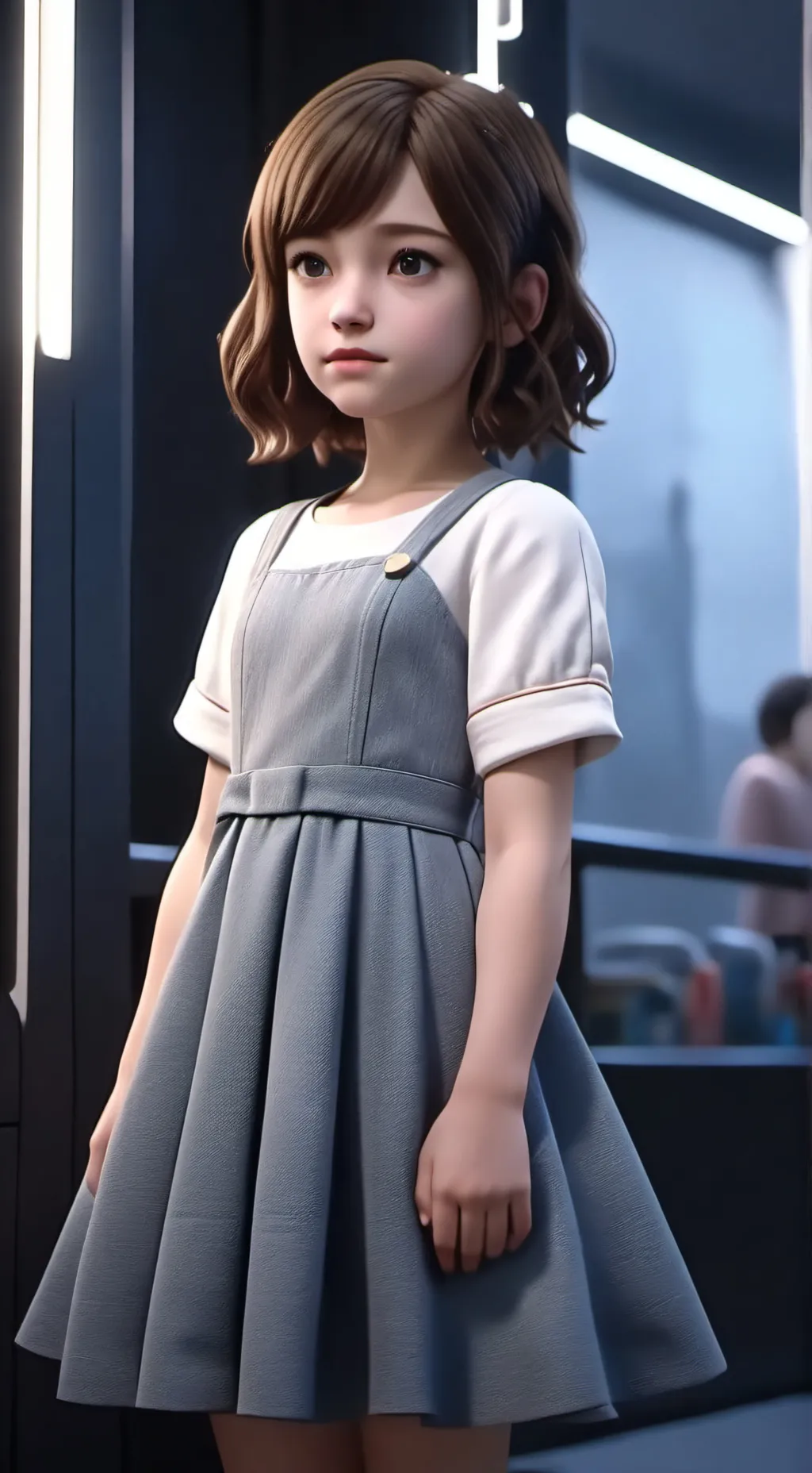 ai character: ella  and friends background