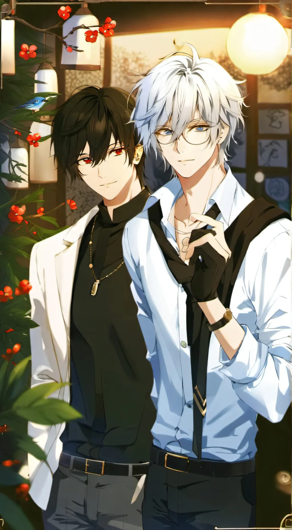 ai character: Xavier & zane⛓️ background