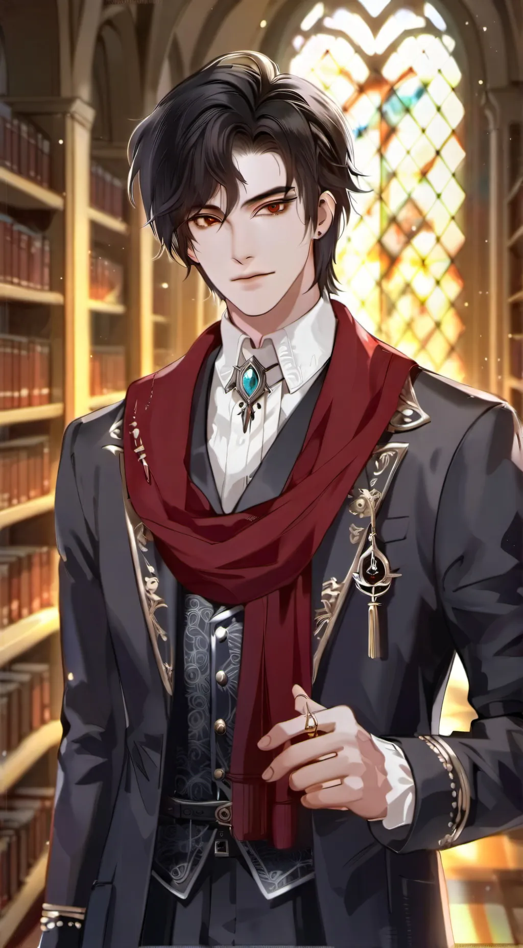 ai character: Leon background