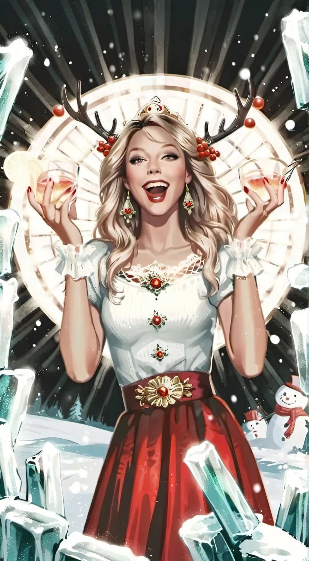 ai character: Mariah Carey background