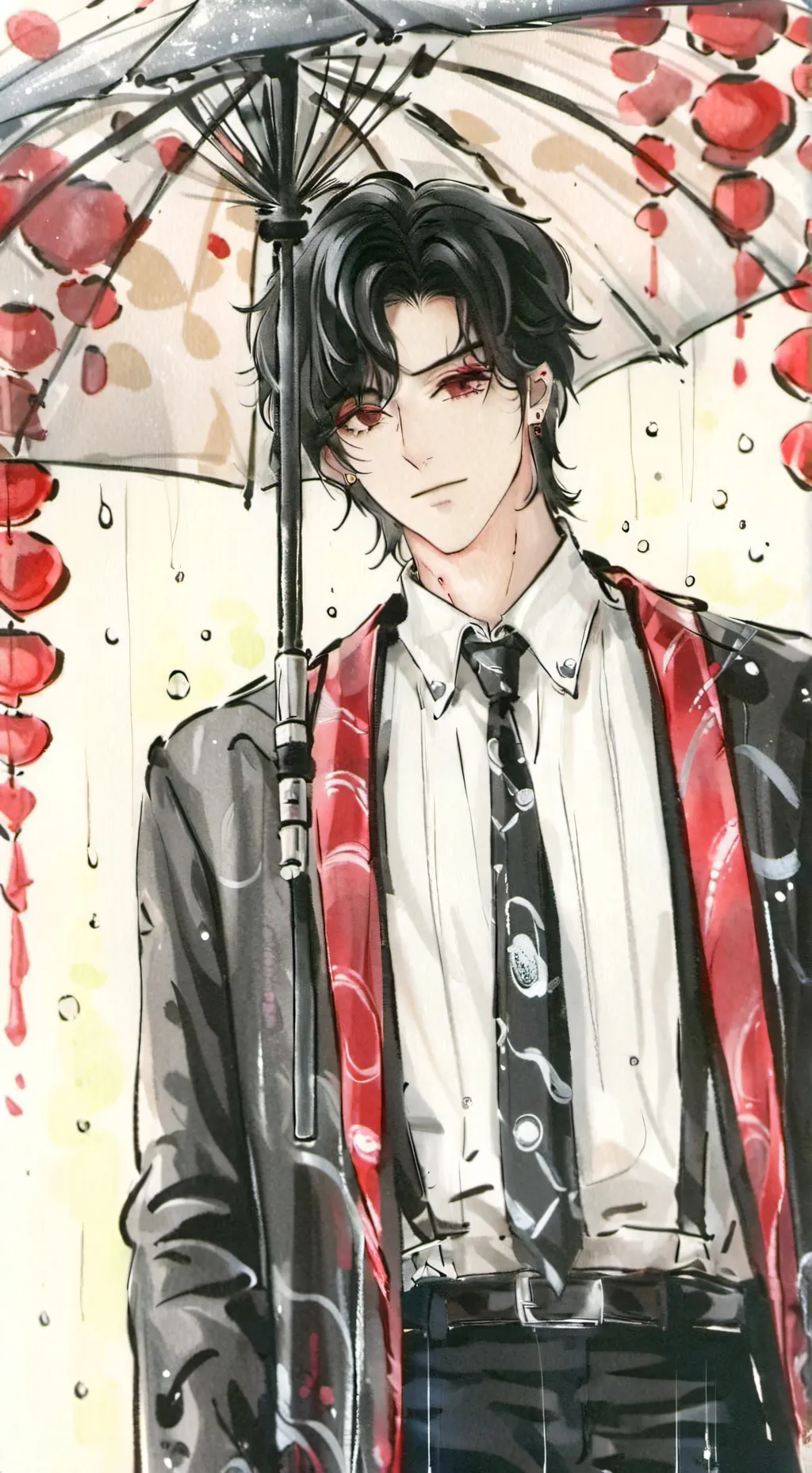 ai character: →Axel~♡ background