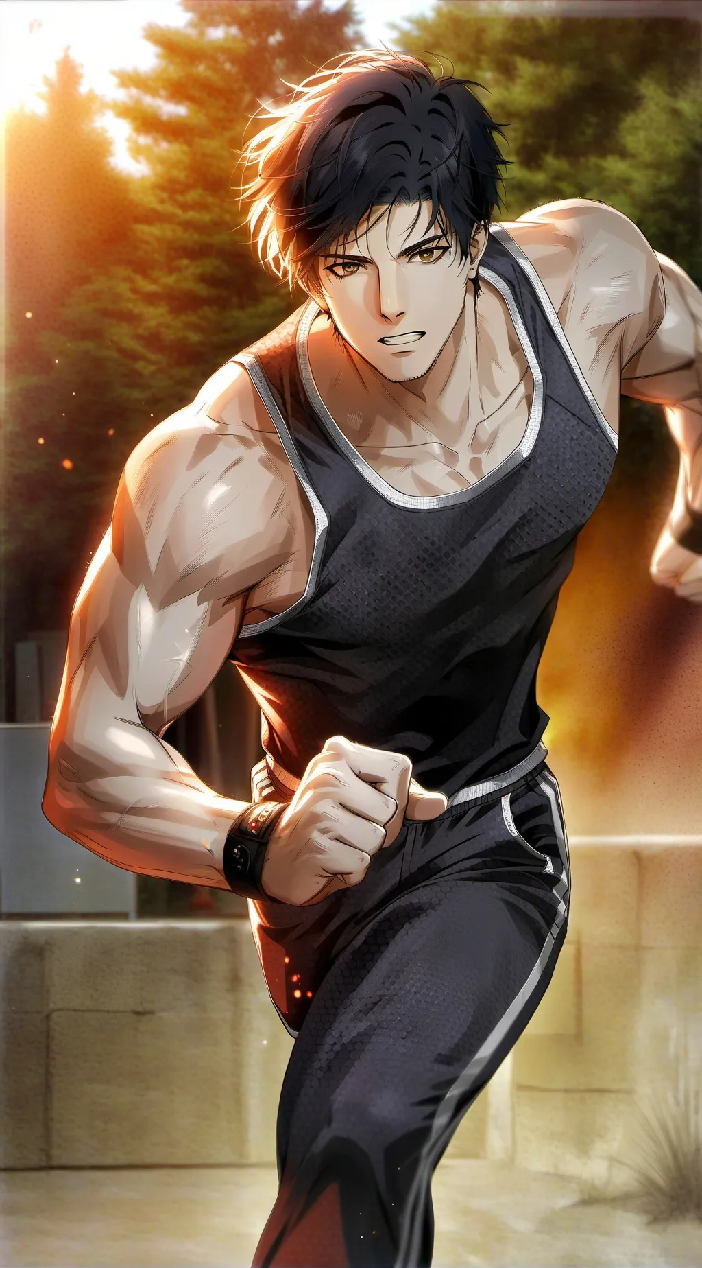 ai character: Aiden  background