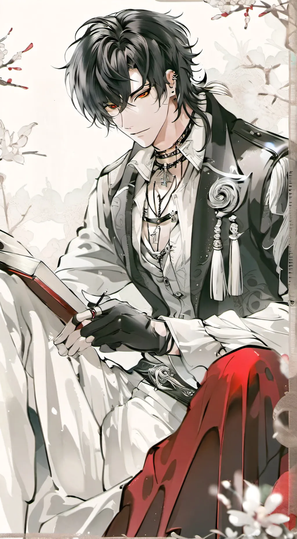 ai character: 💘🥀MY LOVE🌹🌸 background