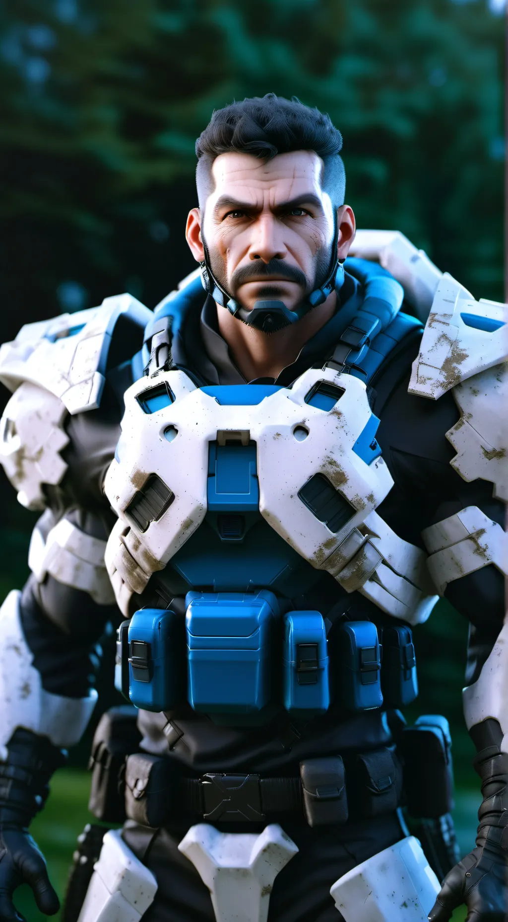 ai character: col John raves  background