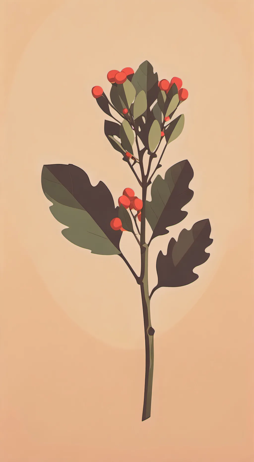 ai character: MHA mistletoe 3 background