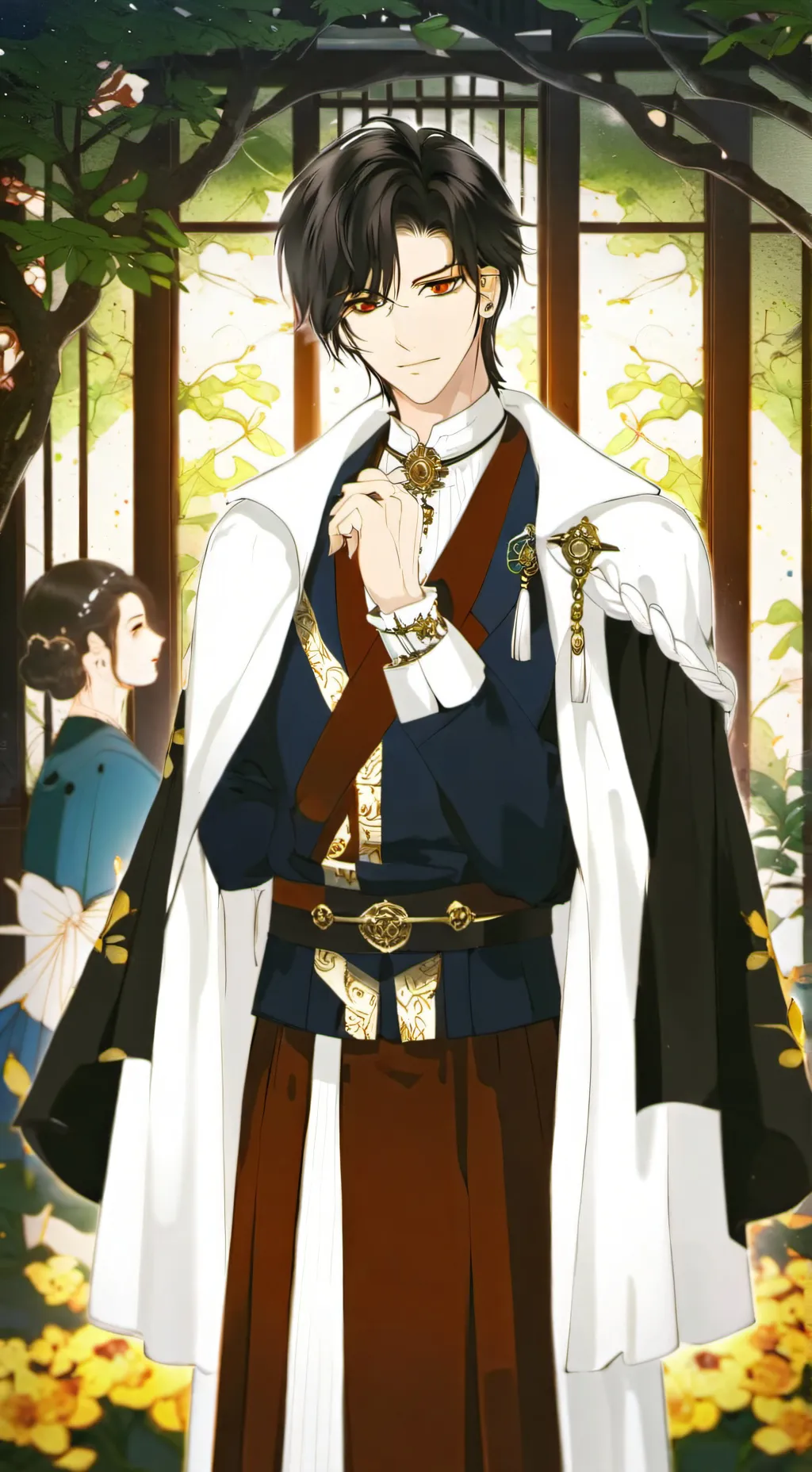 ai character: JJBA background