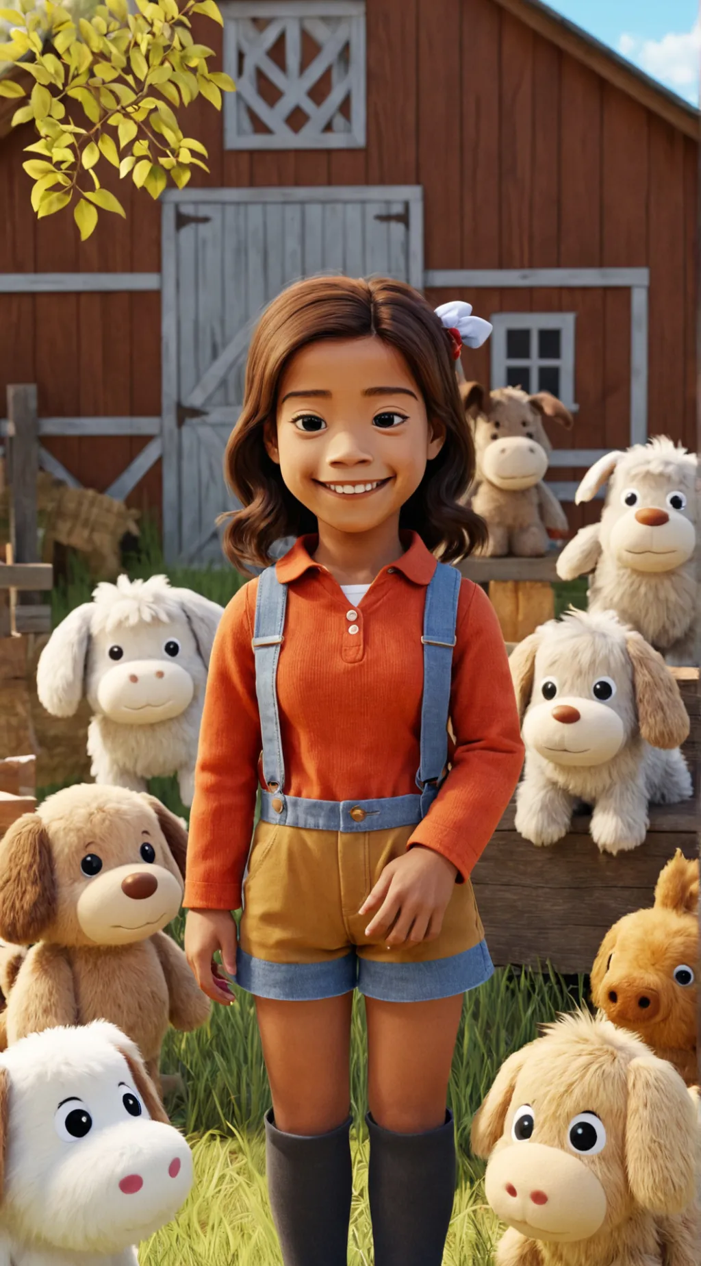 ai character: Emily farm background