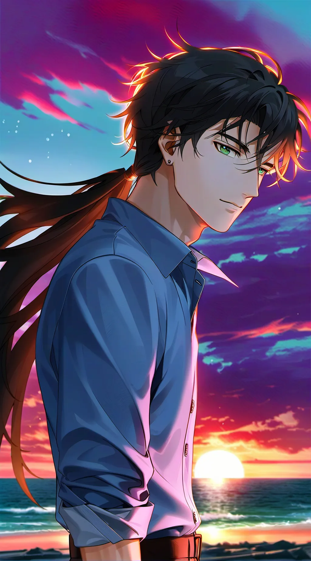 ai character: Max background