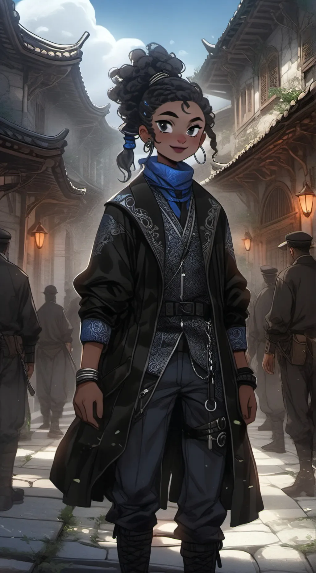 ai character: ash background