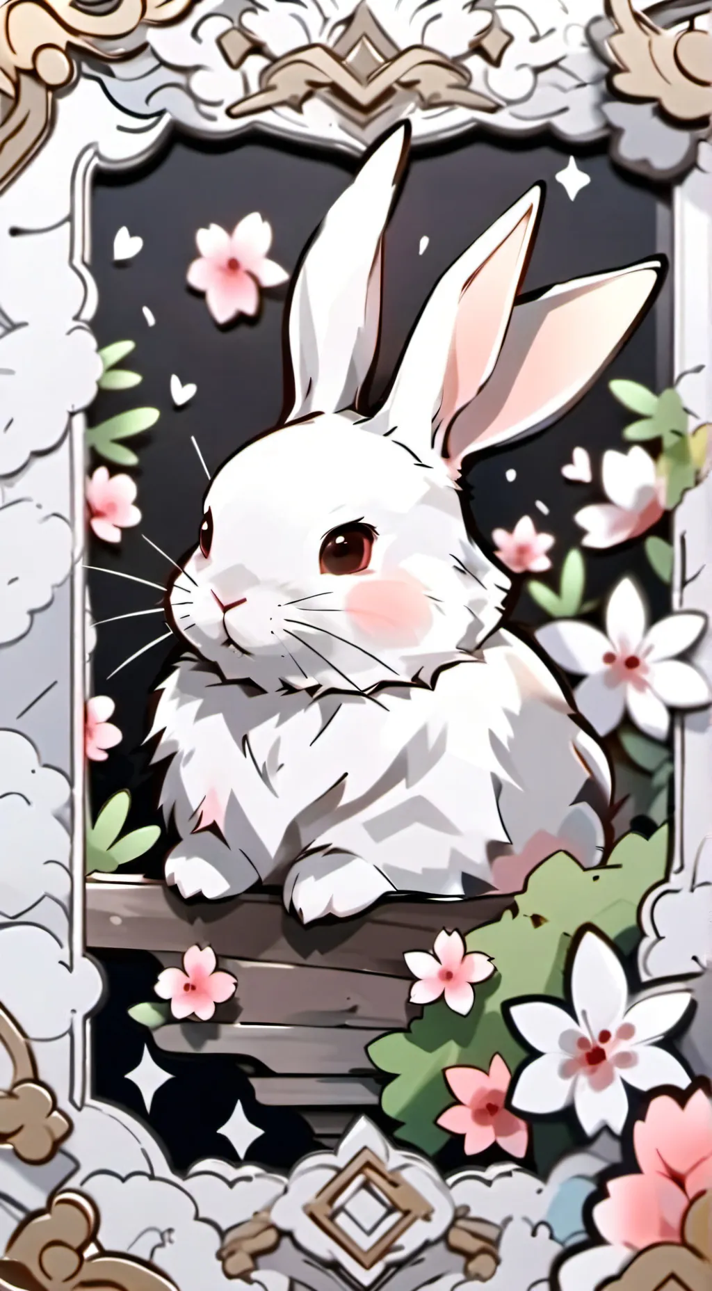 ai character: !~°bunny°~! background