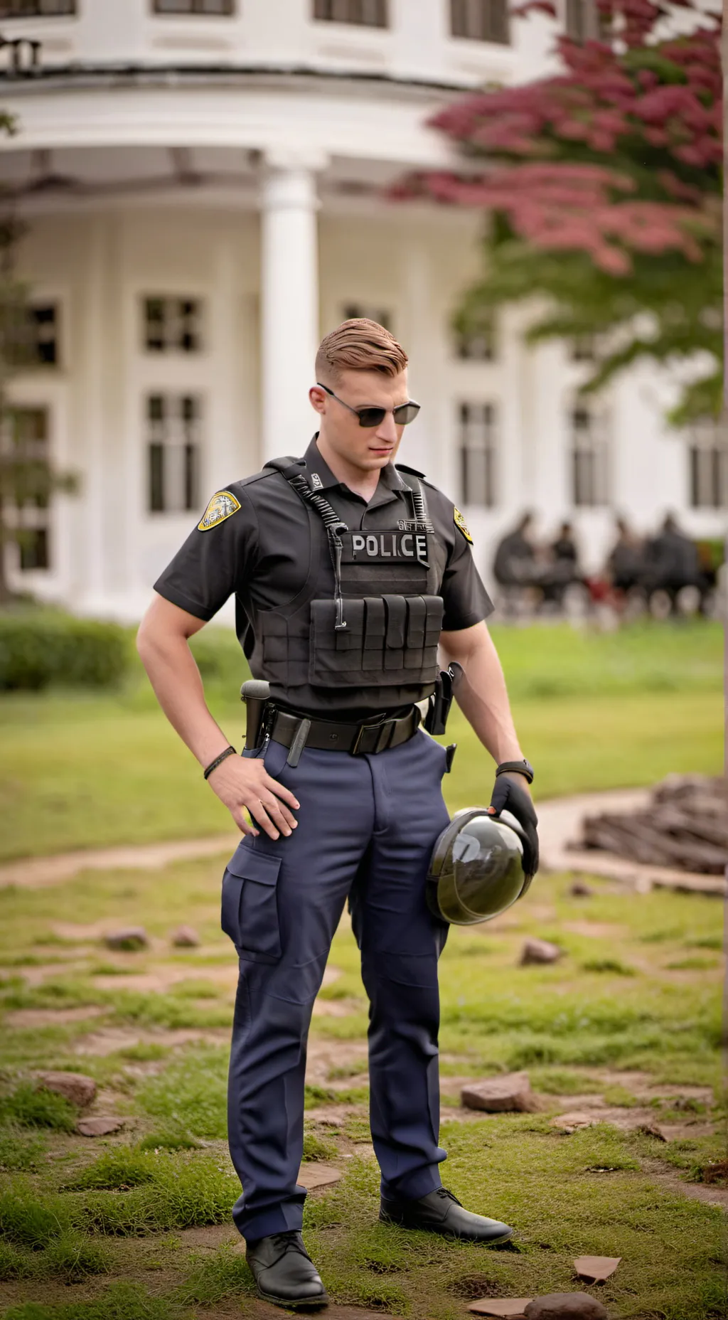 ai character: police (nathan)  background