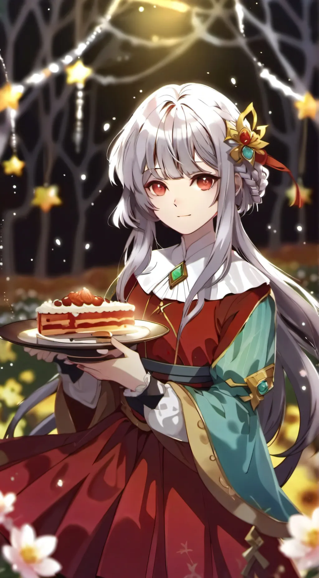 ai character: Luna background