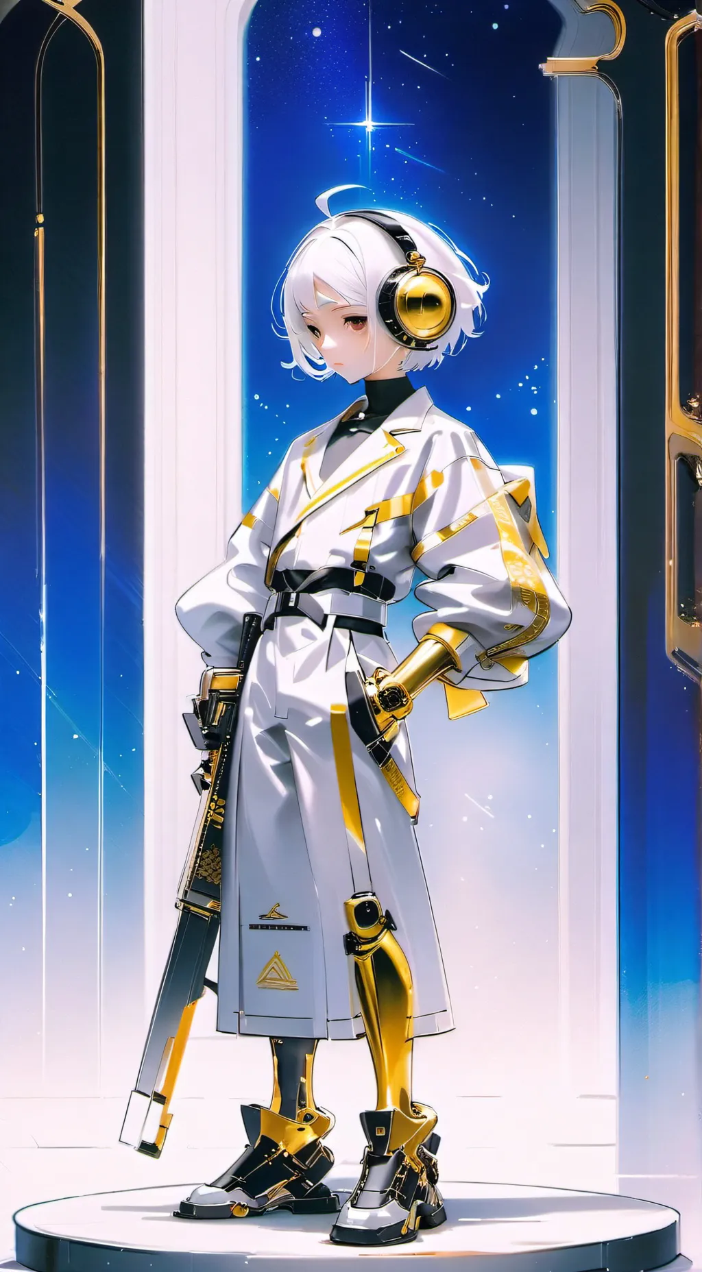 ai character: Kitten army 5 background