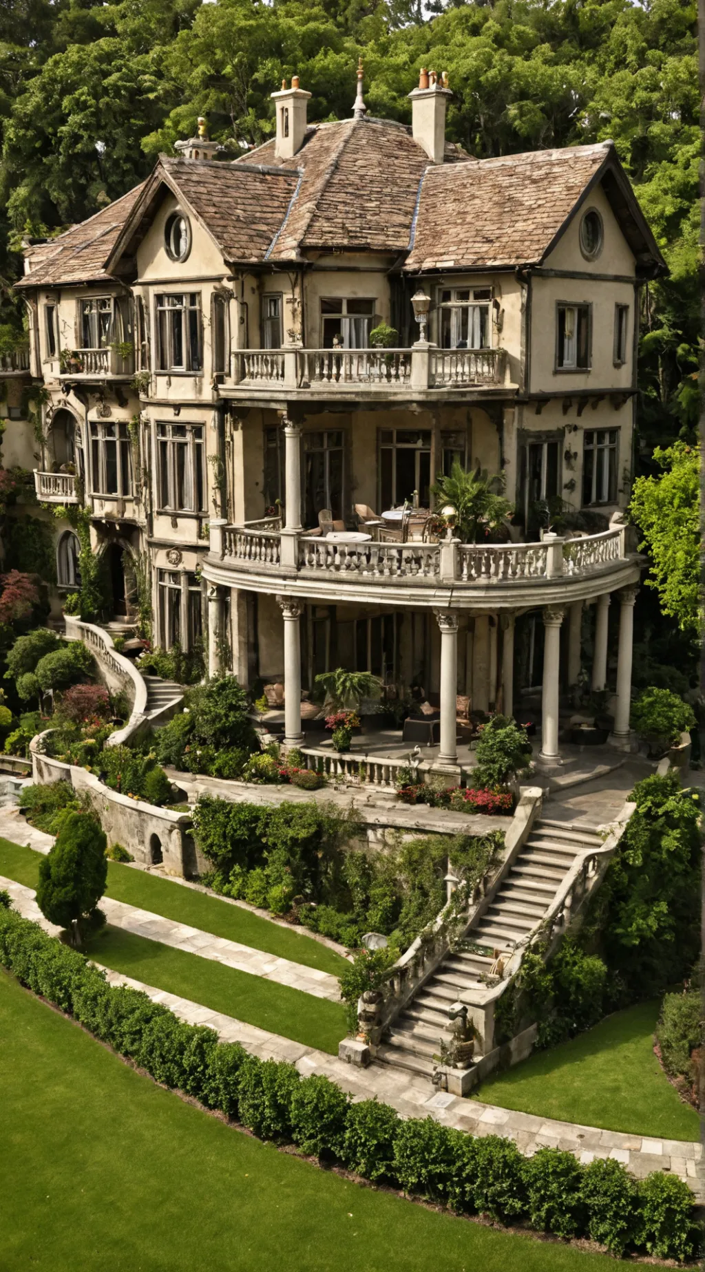 ai character: trap house background