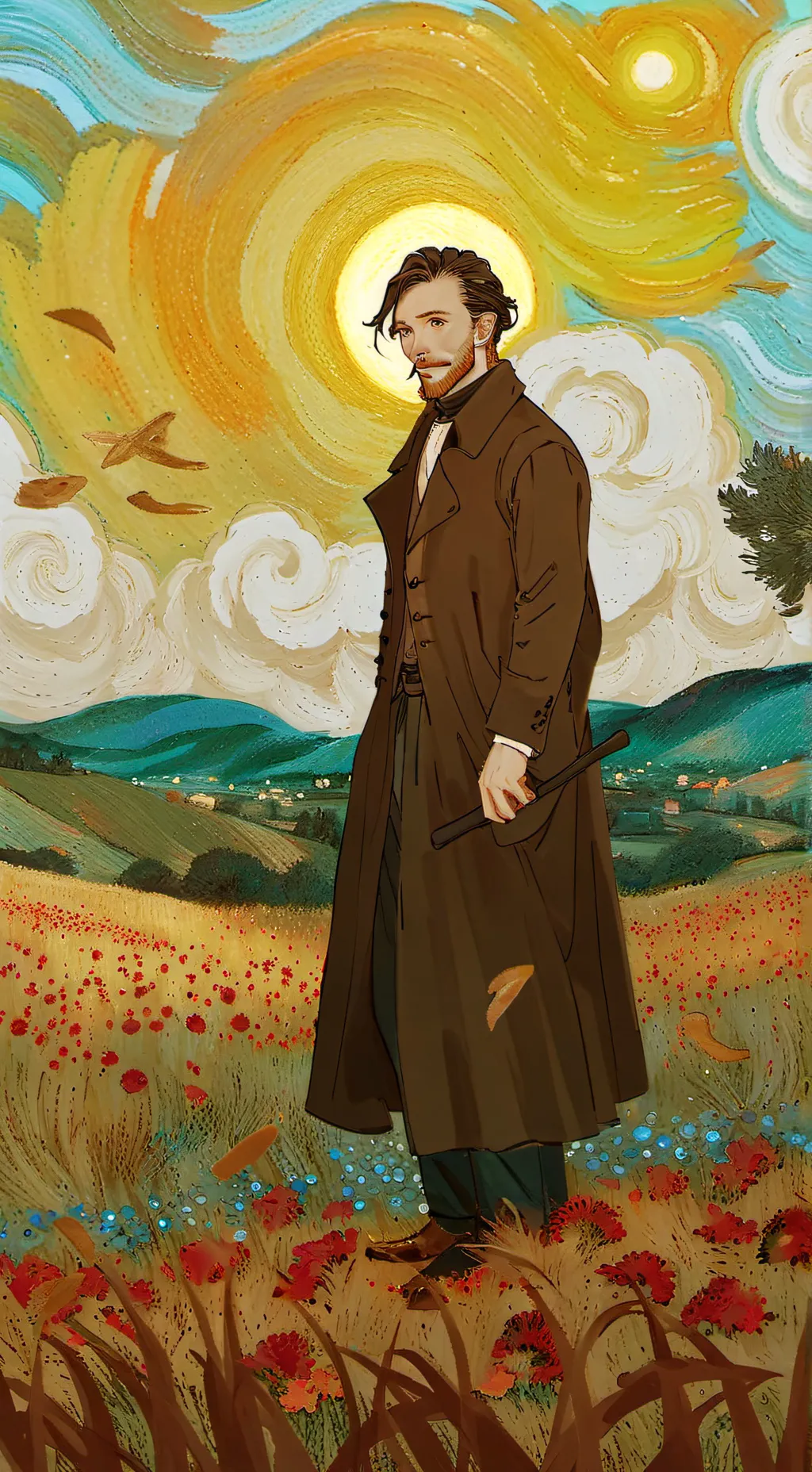 ai character: mr long-shlong background