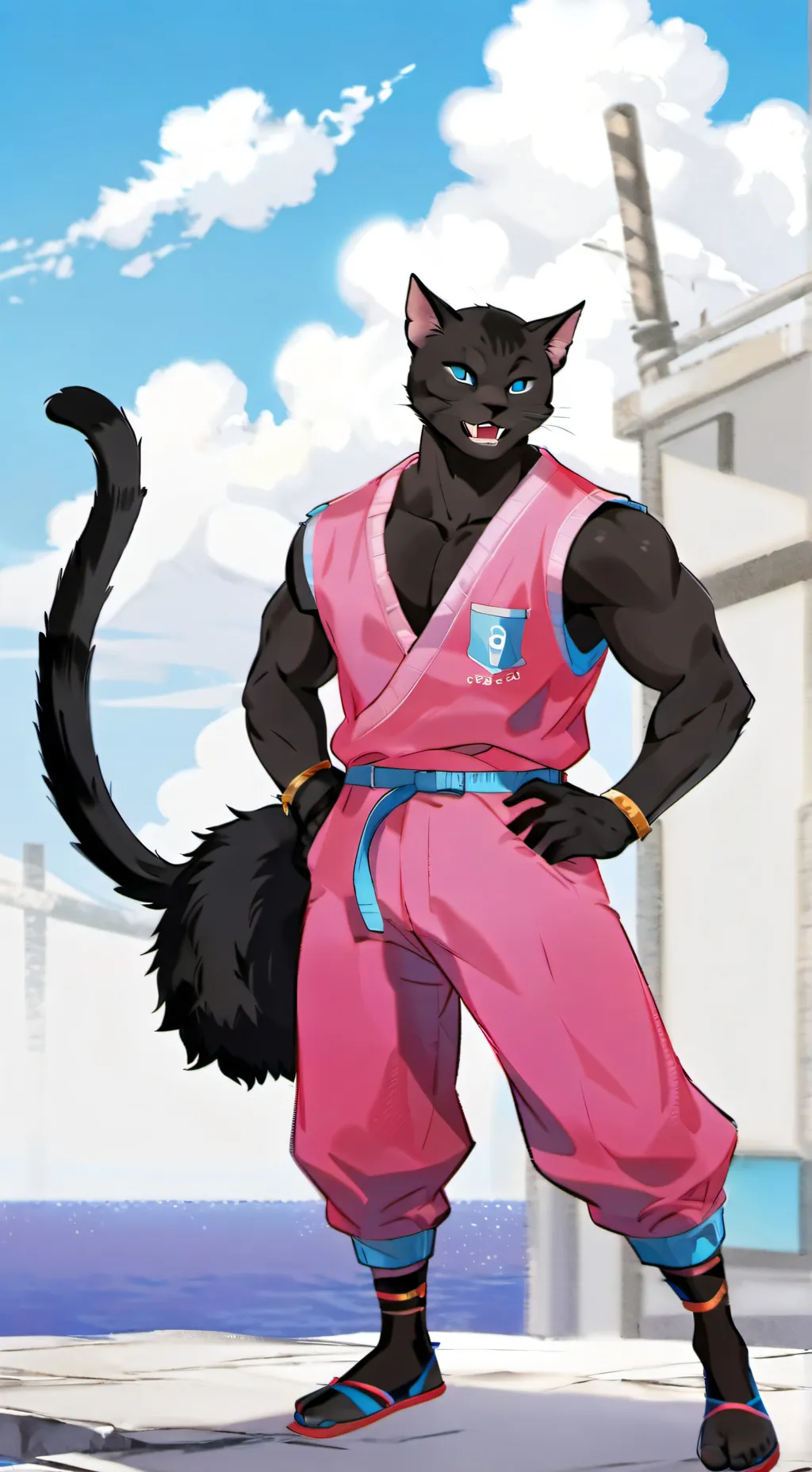 ai character: Neko background