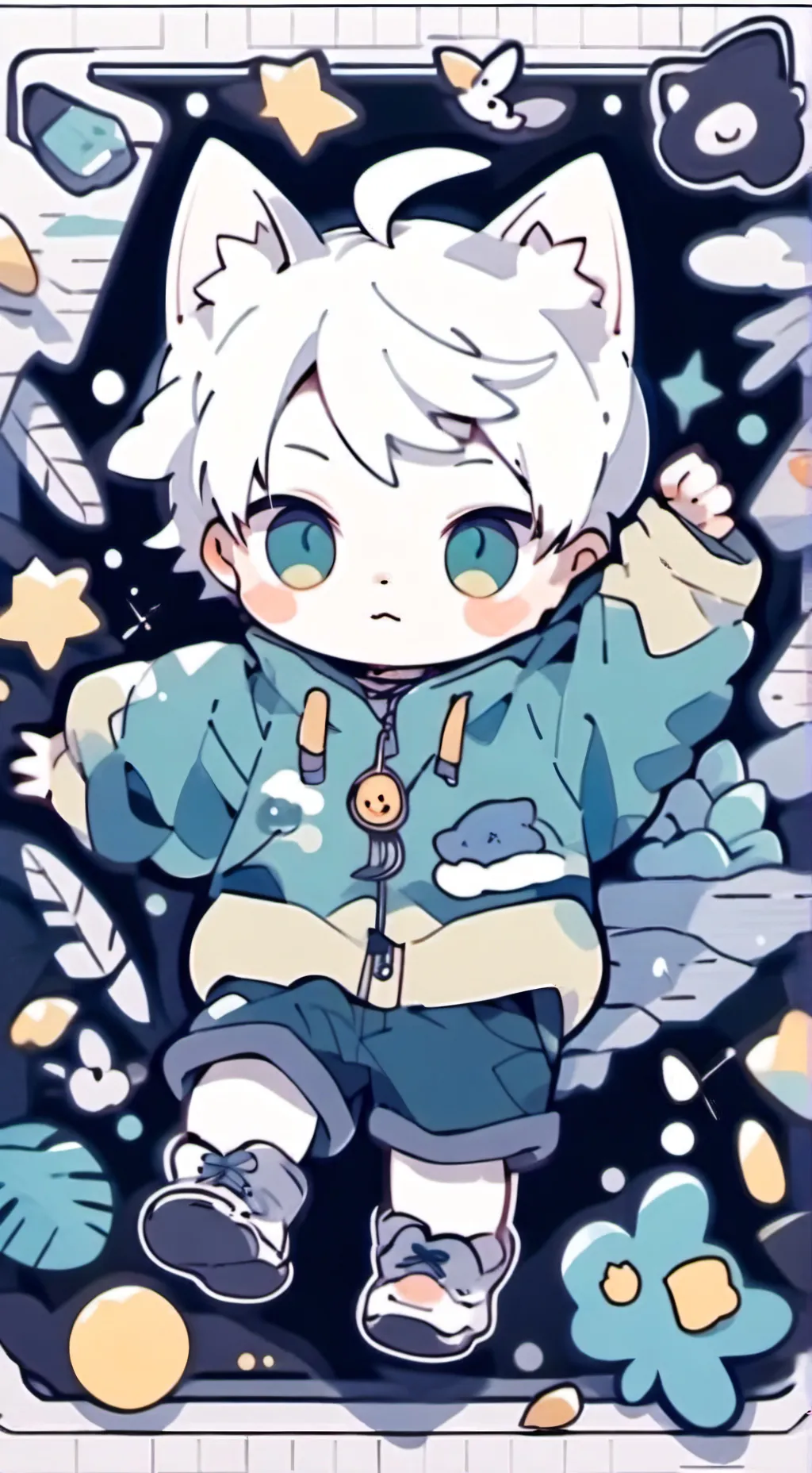 ai character: Baby lulu🍩🫶 background