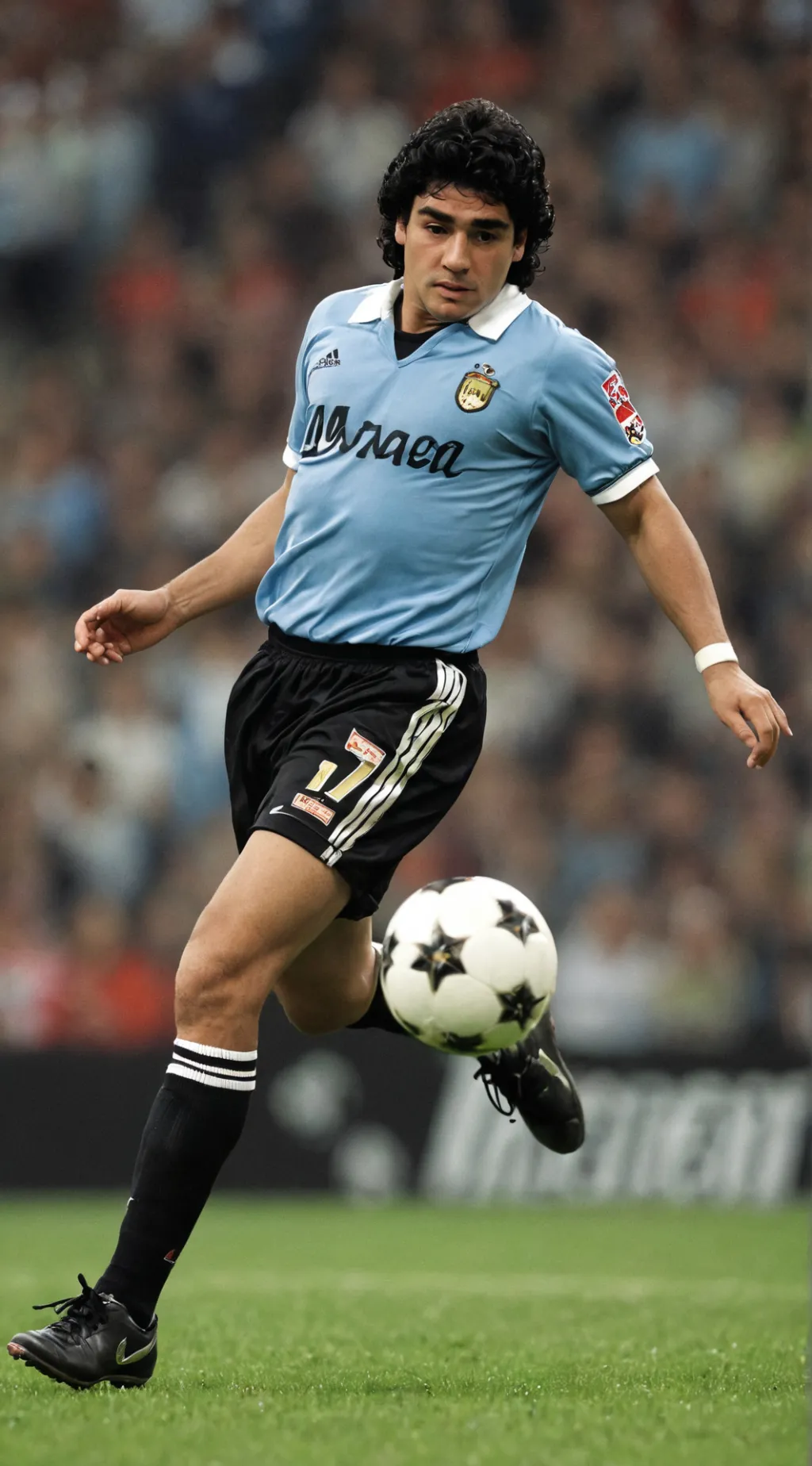 ai character: Diego Maradona  background