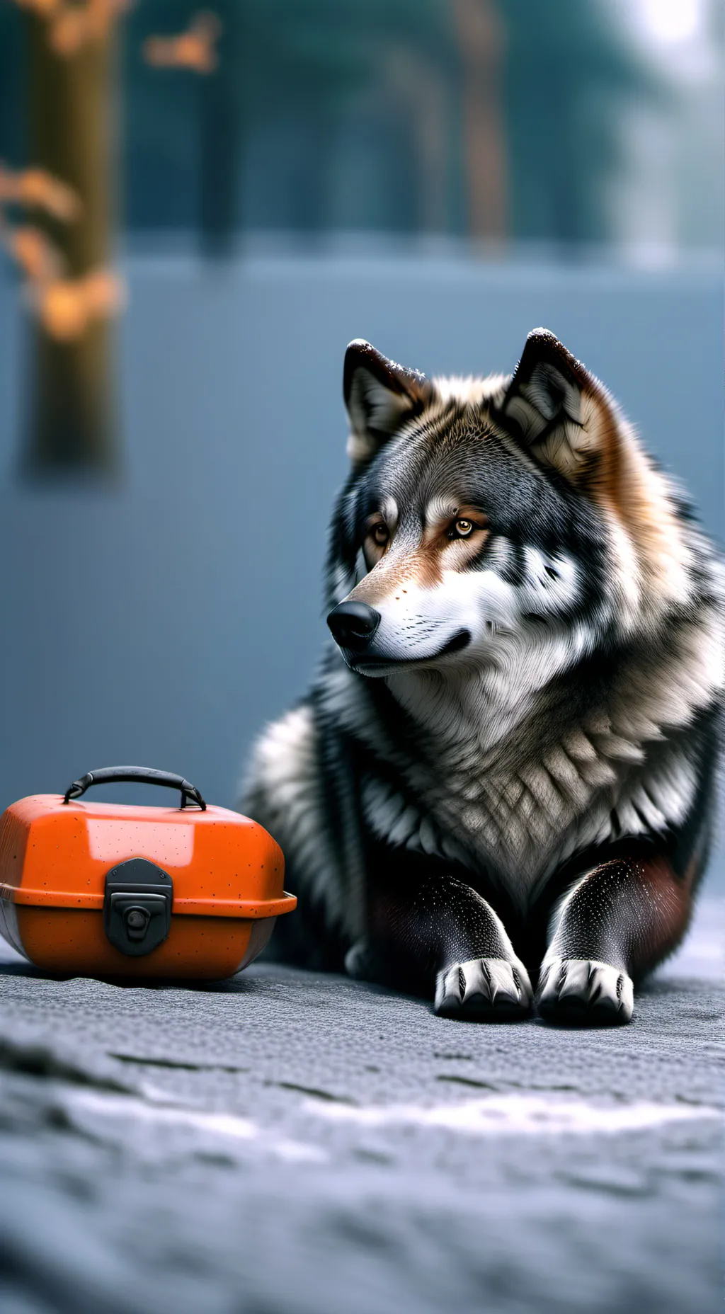 ai character: human alastor x yo background