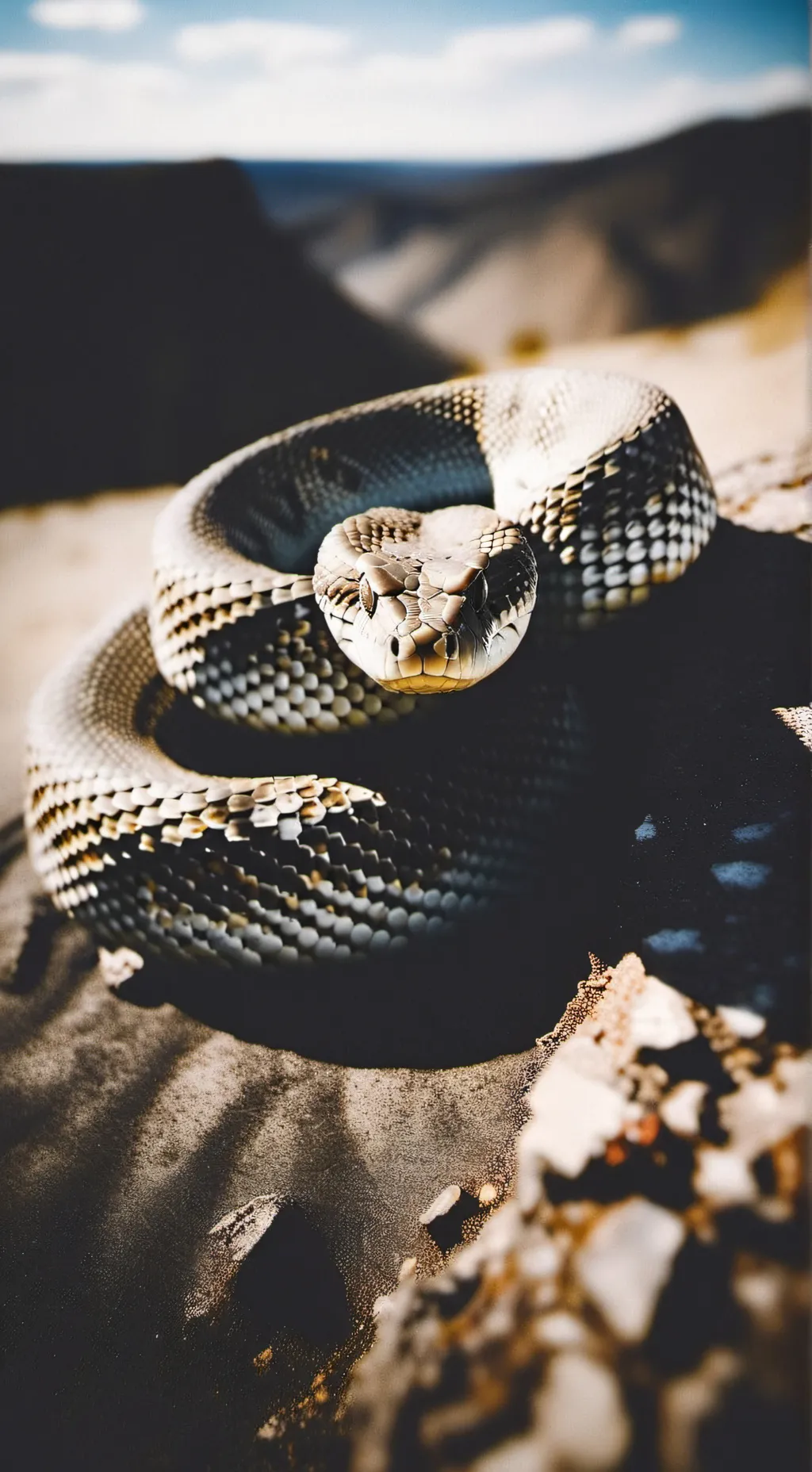 ai character: Rattlesnake  background