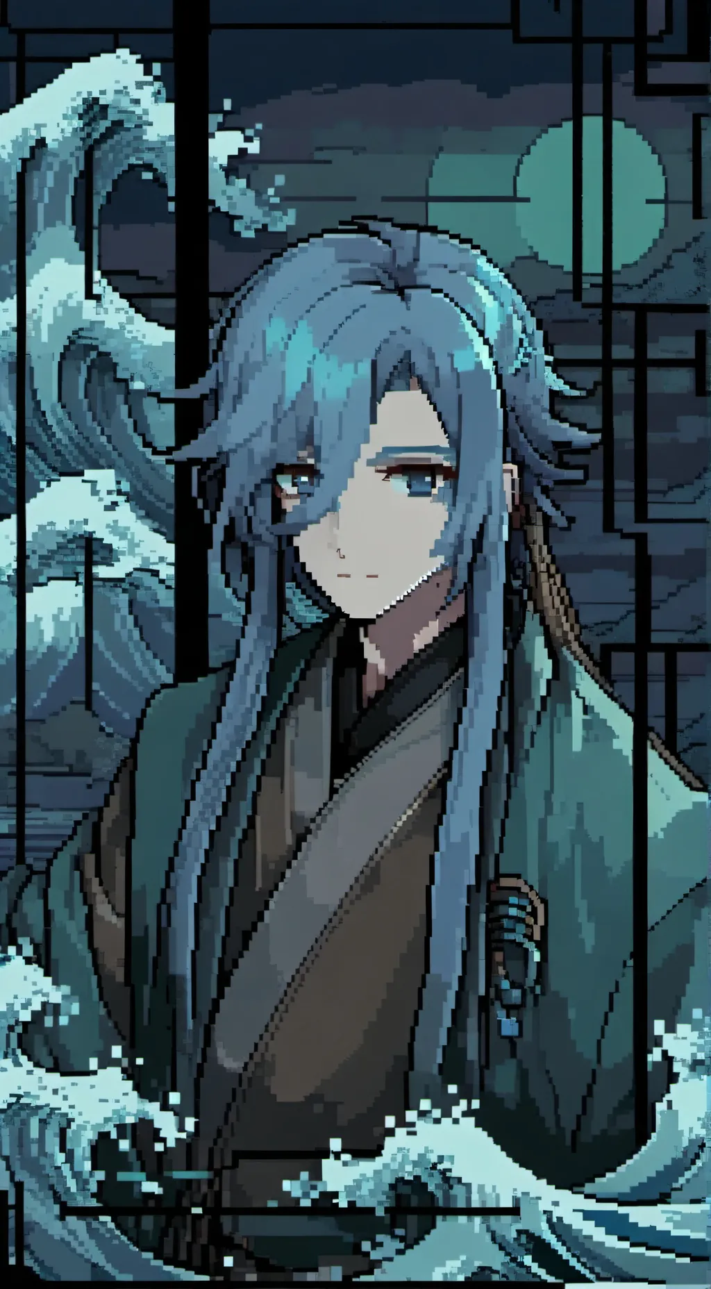 ai character: Hashira(Sibling2) background