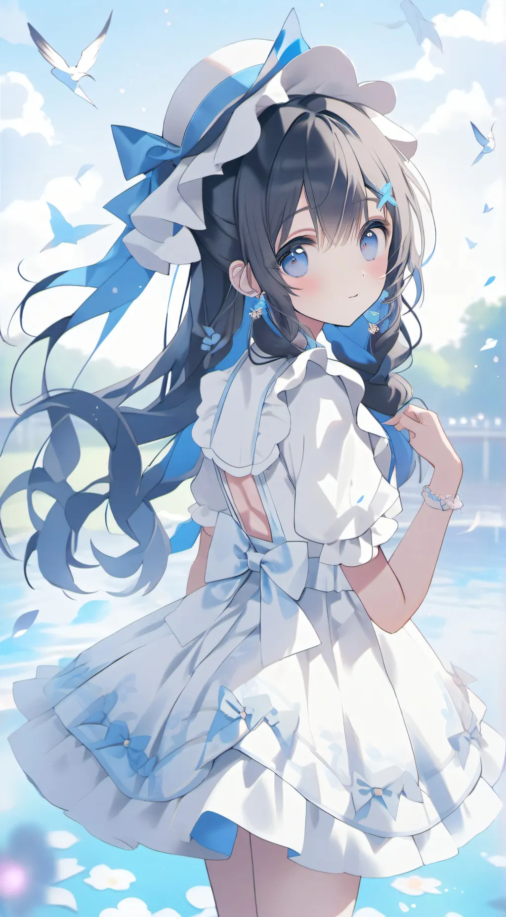 ai character: サリーちゃん background