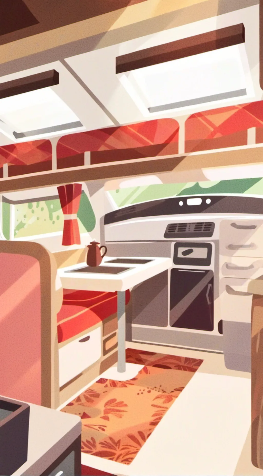 ai character: Road Trip background