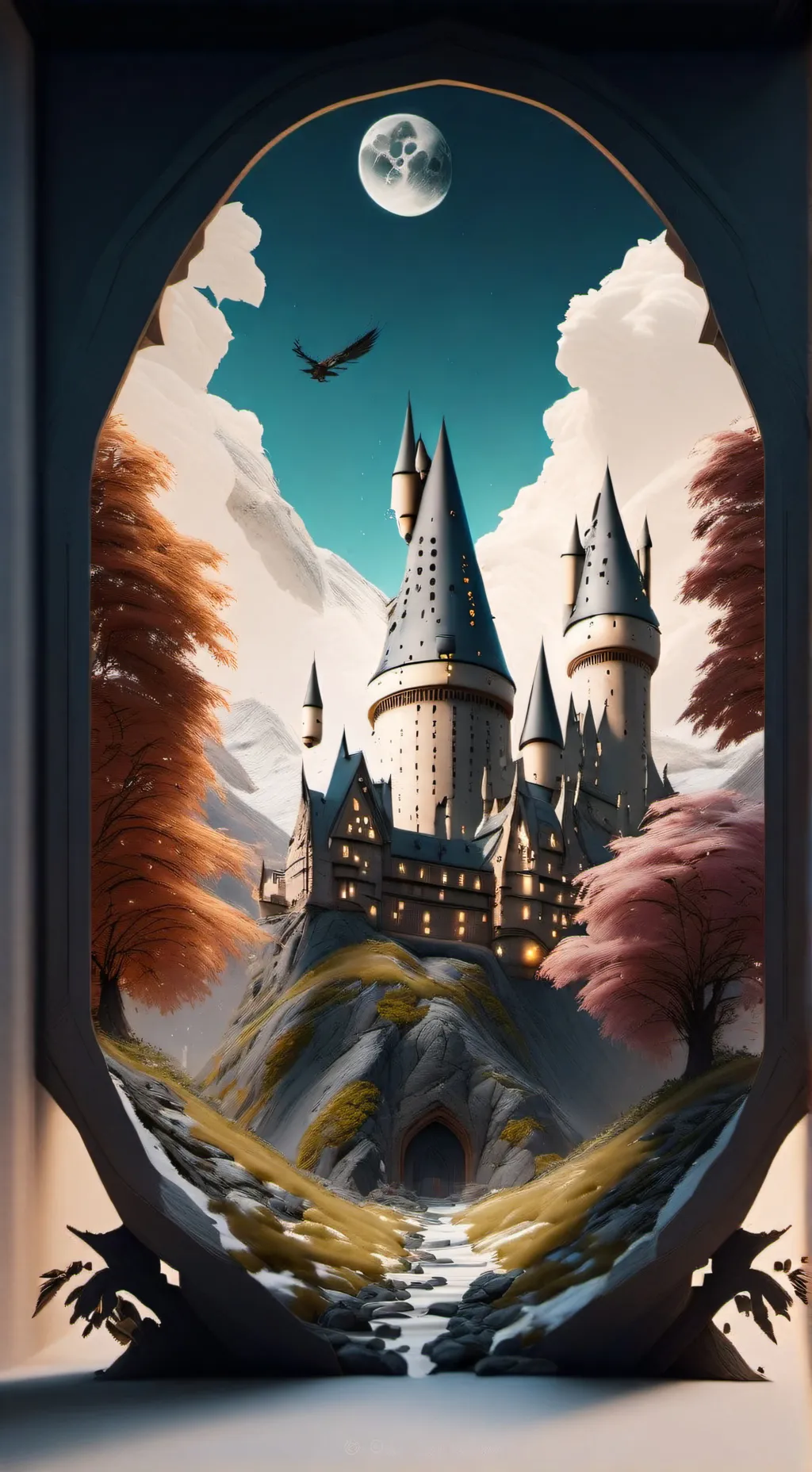 ai character: °•Hogwarts•°  background