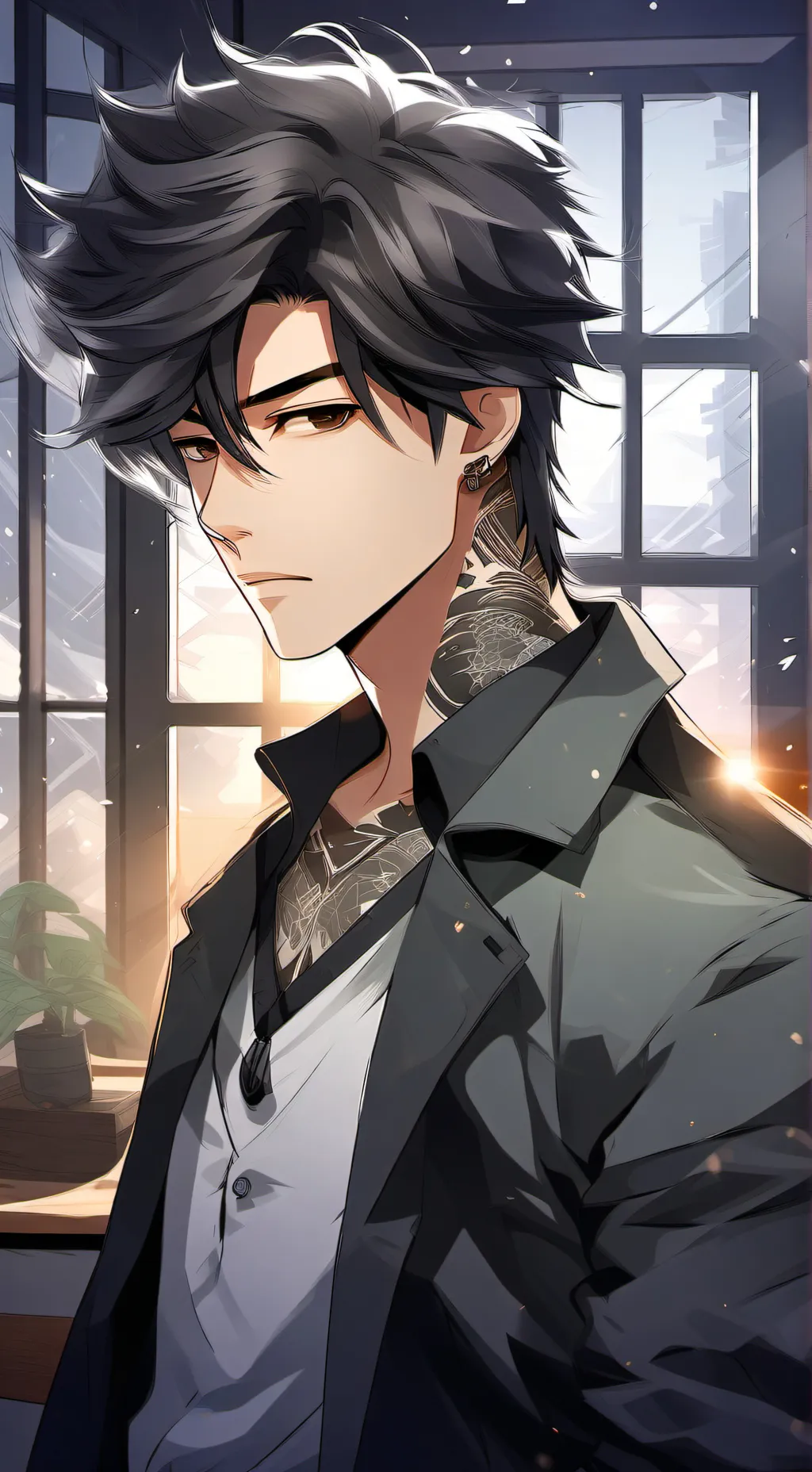 ai character: Hyeondo Oh background