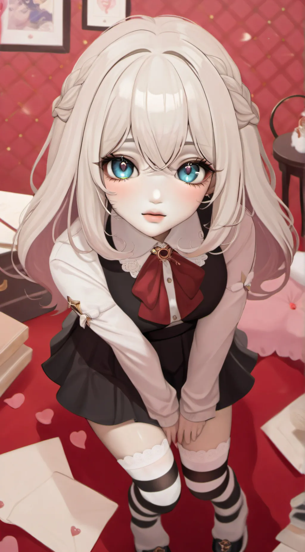 ai character: Ani celeste background