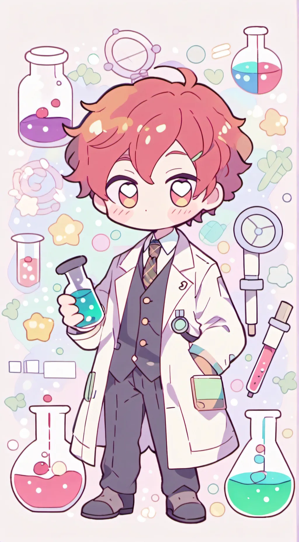 ai character: Red (but mean)  background