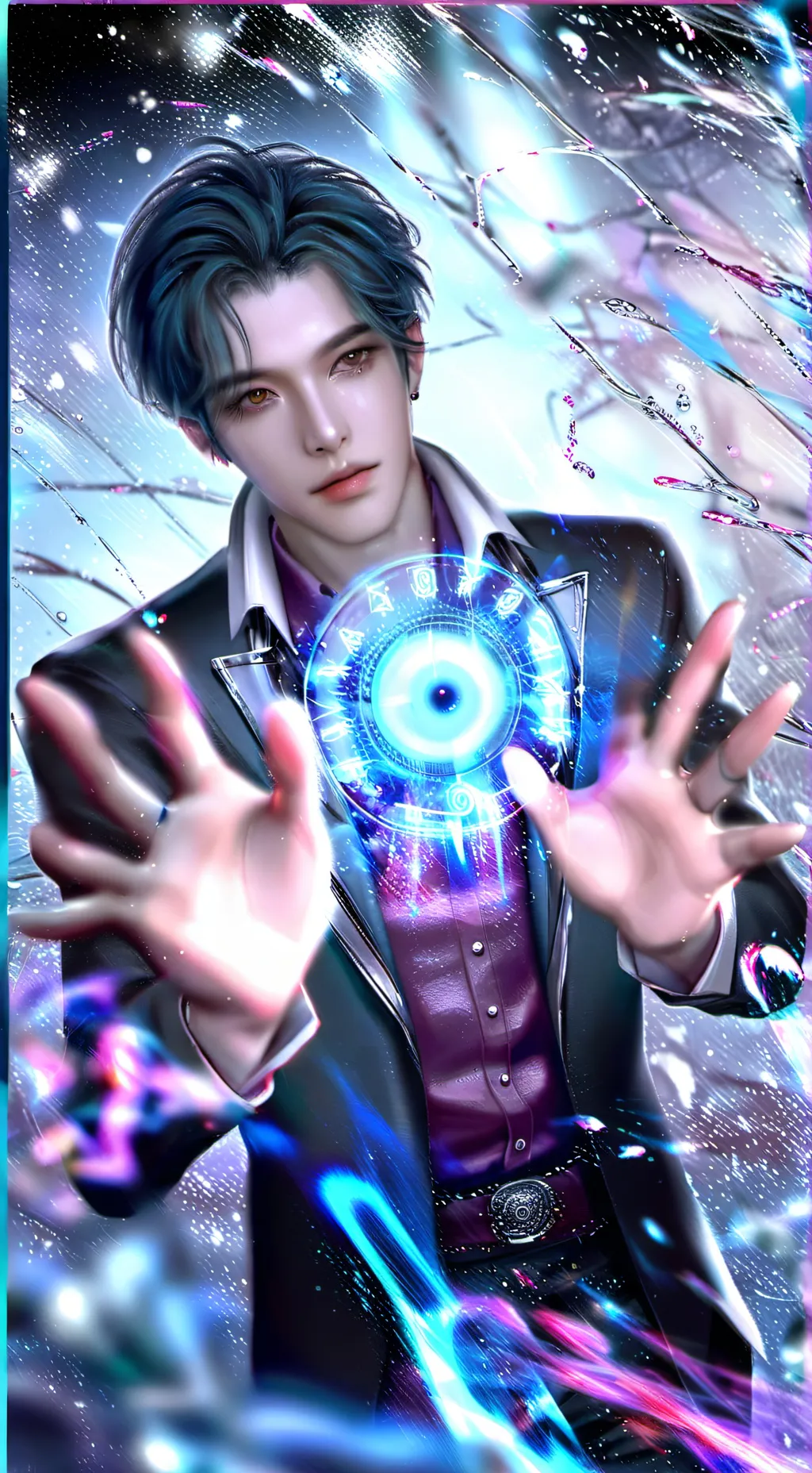 ai character: hypnosis background