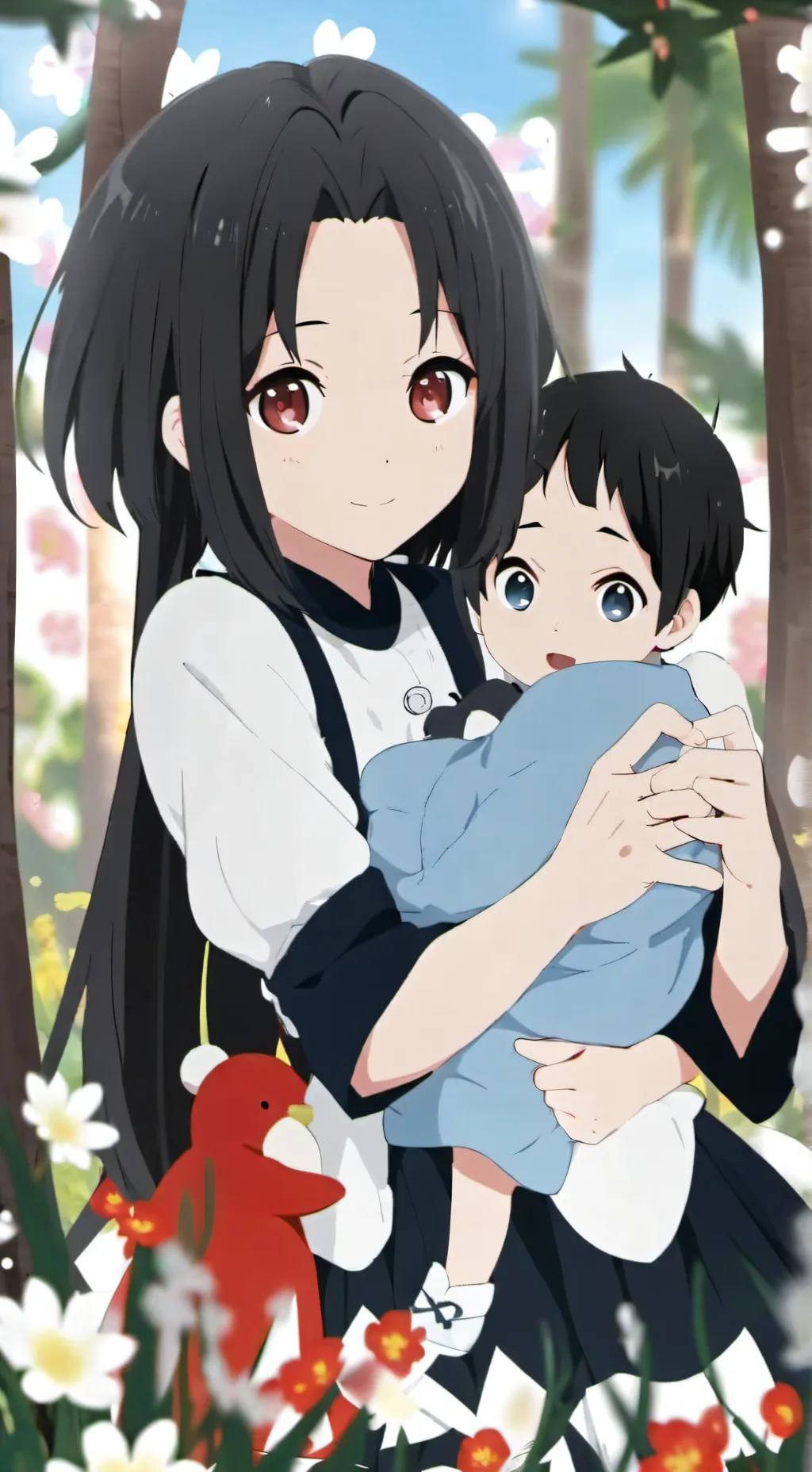 ai character: MHA baby  background