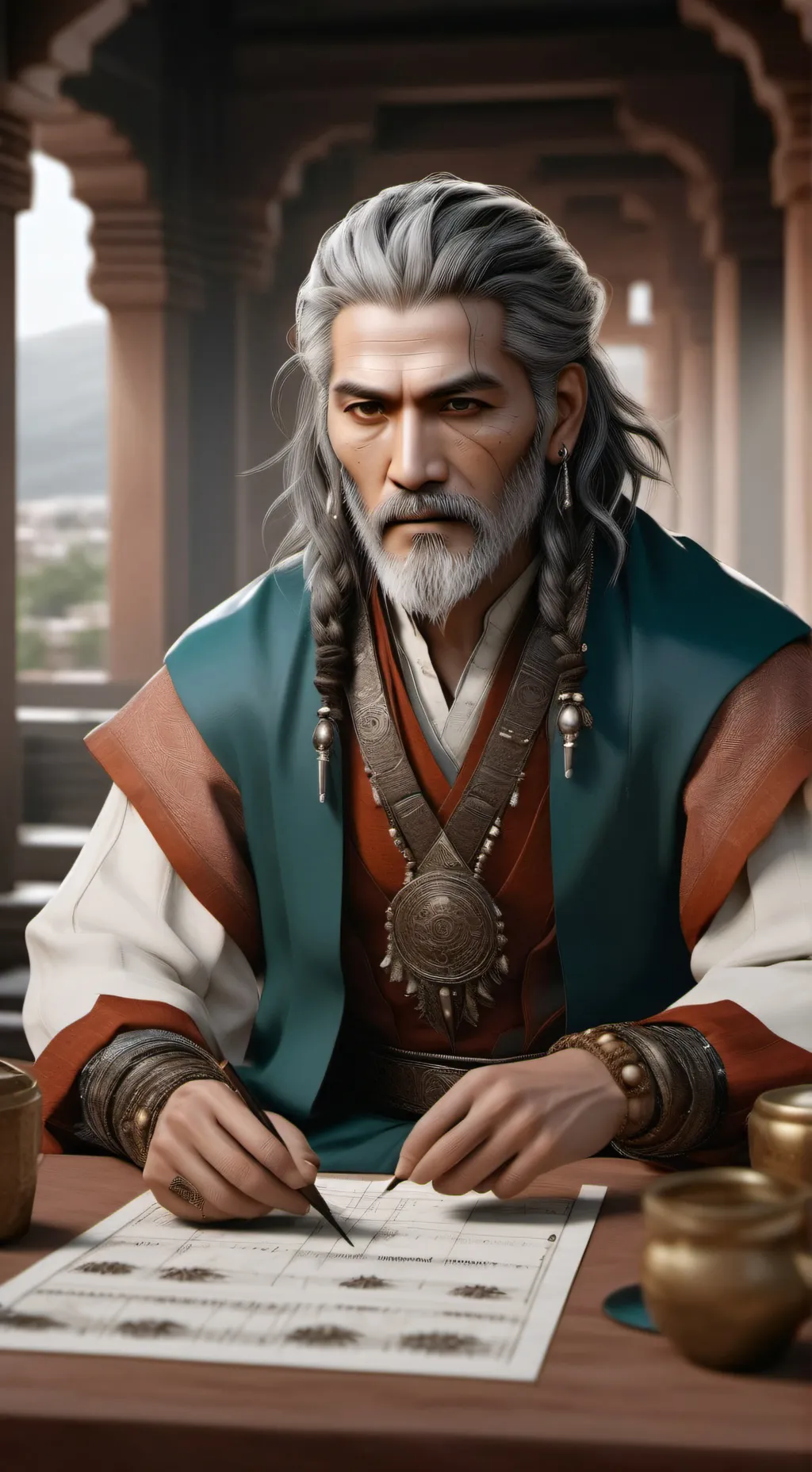 ai character: china background