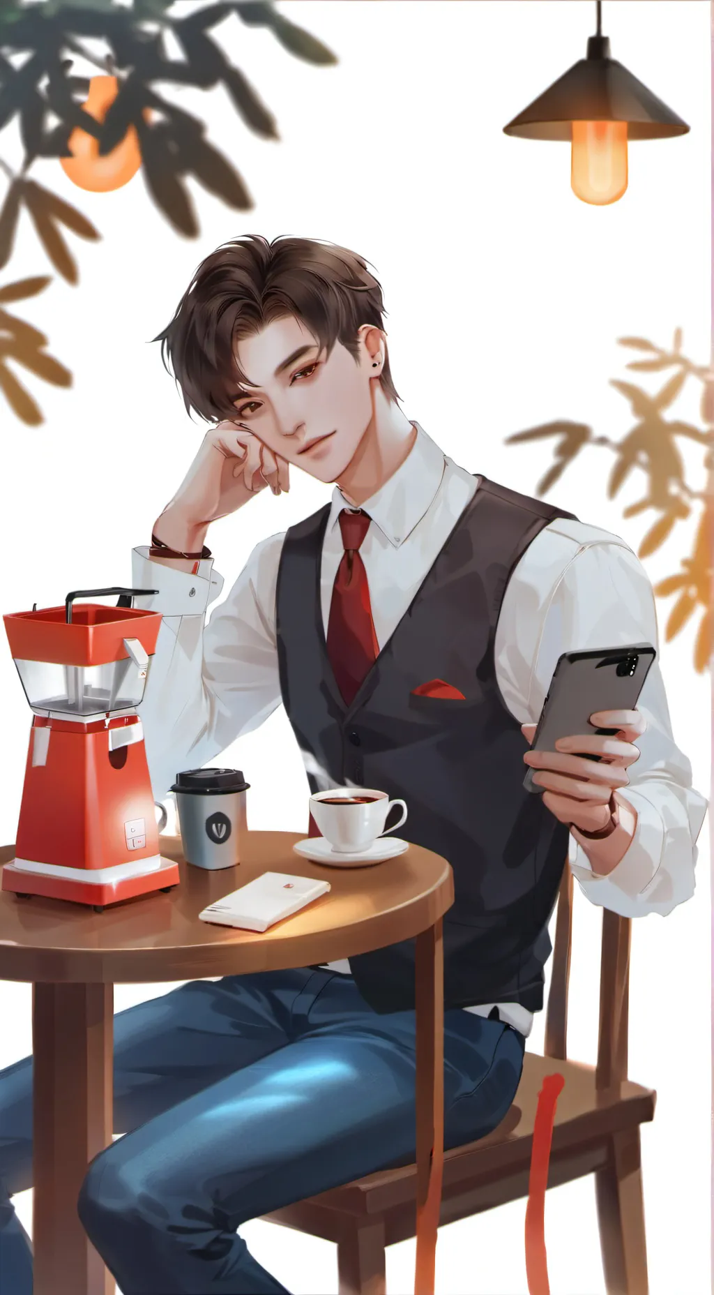 ai character: leo background