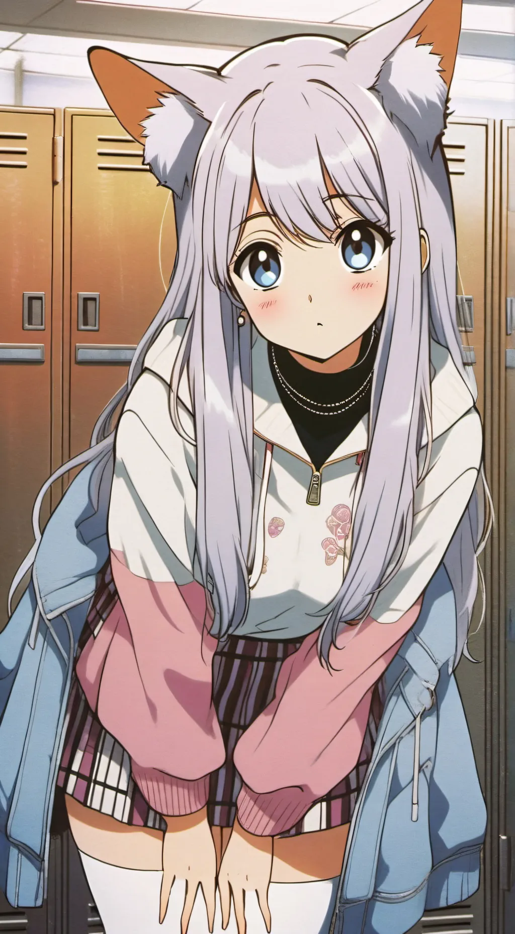 ai character: Foxhaxy  background