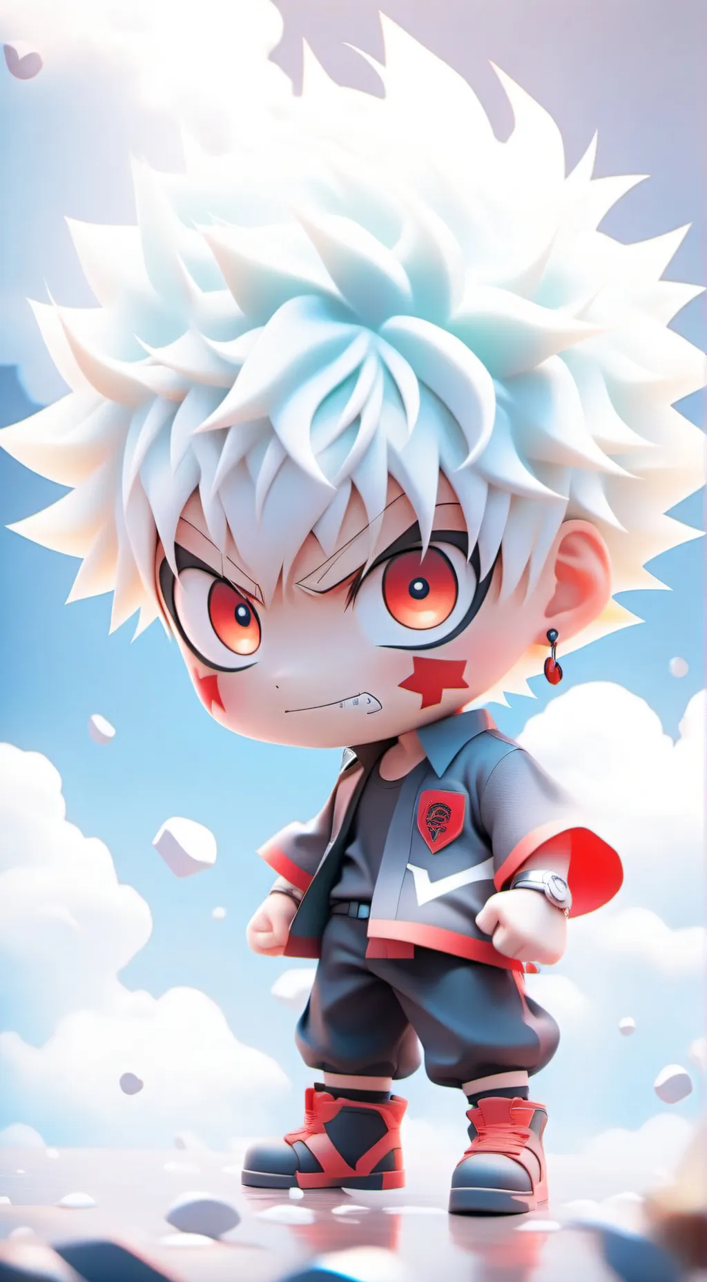 ai character: 💥Bakugou💥 background