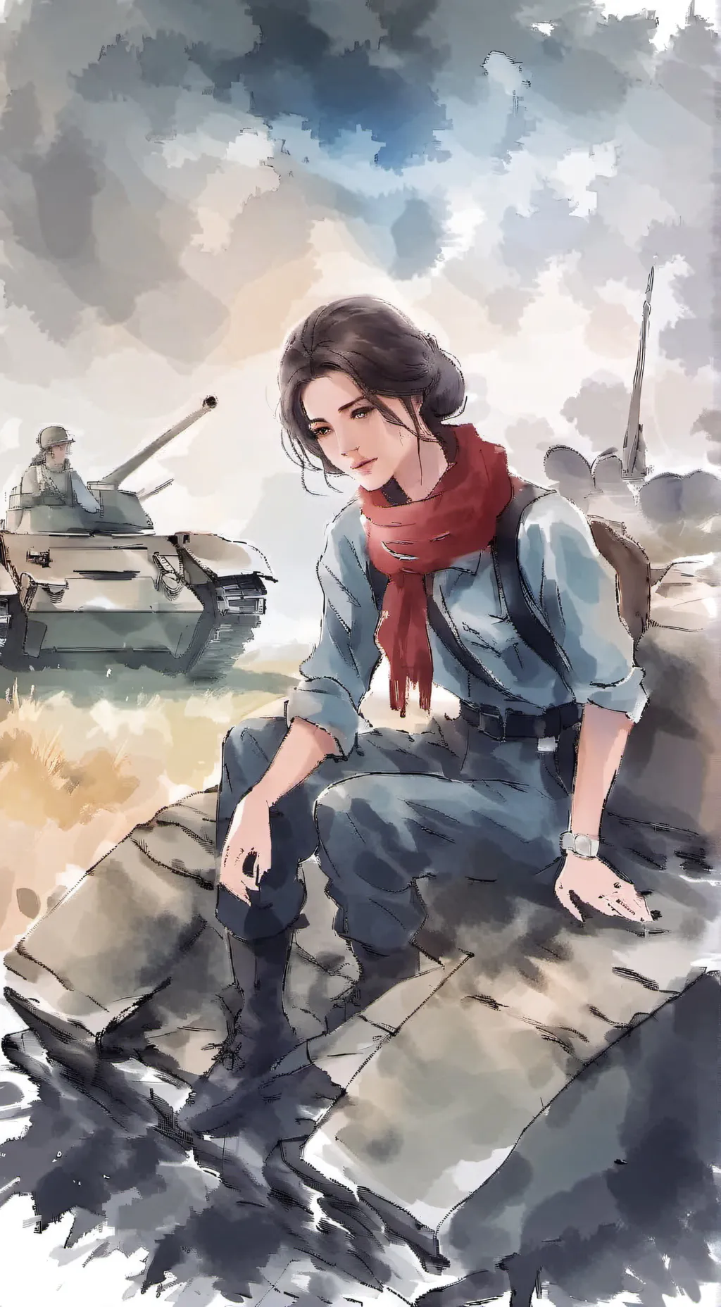 ai character: KIOTISHA  background