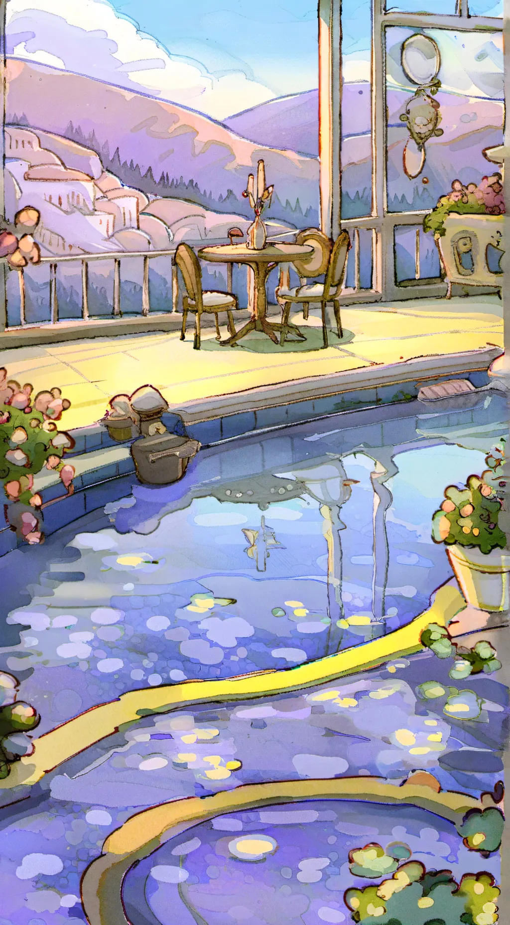 ai character: hh high school  background